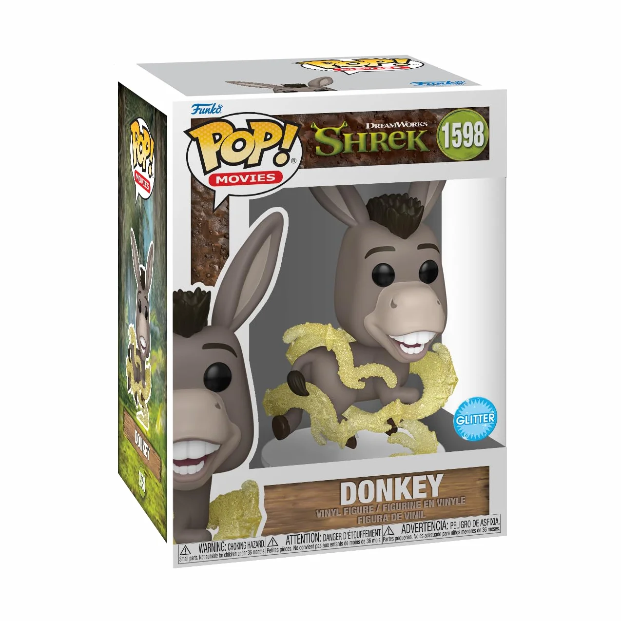 Funko POP! Movies: Shrek Dream Works 30th - Donkey - Kolekcjonerska figurka winylowa - Pomysł na prezent - Oficjalny towar - Zabawki dla dzieci i dorosłych - Fani filmów