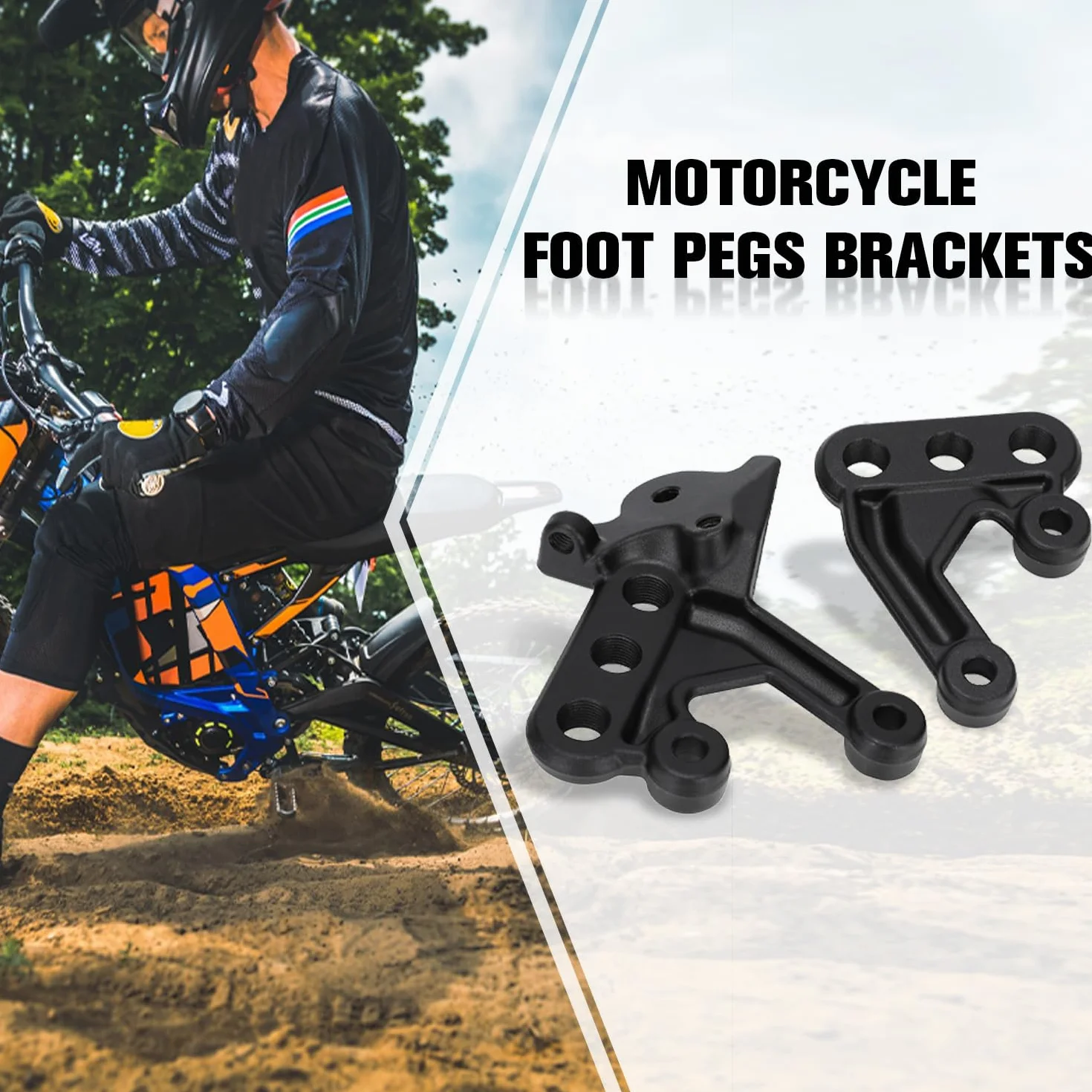 Wspornik do podnóżków motocyklowych, oryginalny trwały zestaw podnóżków do Surron Sur Ron Sur-Ron Light Bee X/S Electric Dirt Bike
