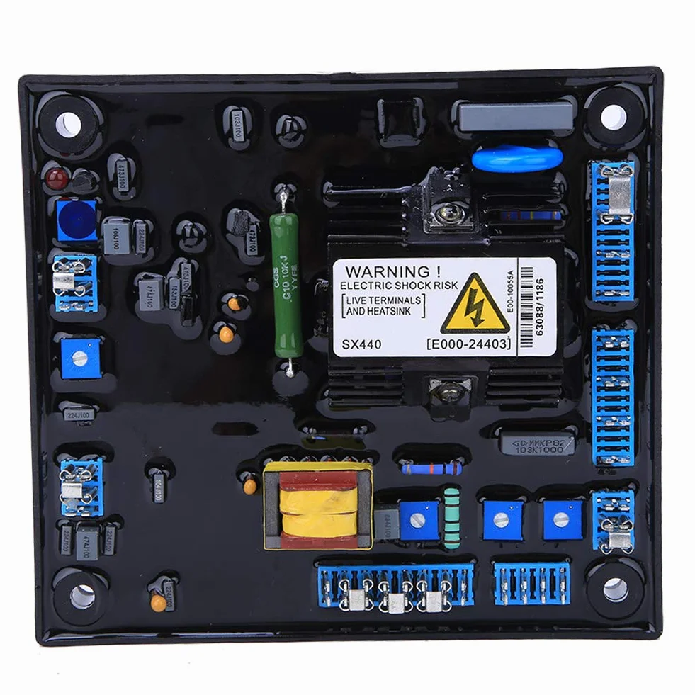 Regulator napięcia AVR SX440 automatyczny do generatorów bezszczotkowych moduł zasilający