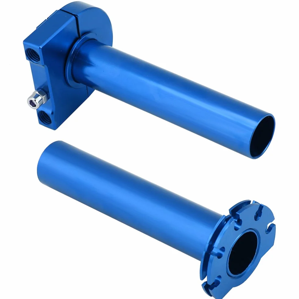 Uchwyty przepustnicy 7/8" 22 mm do motocykla skutera rower niebieski