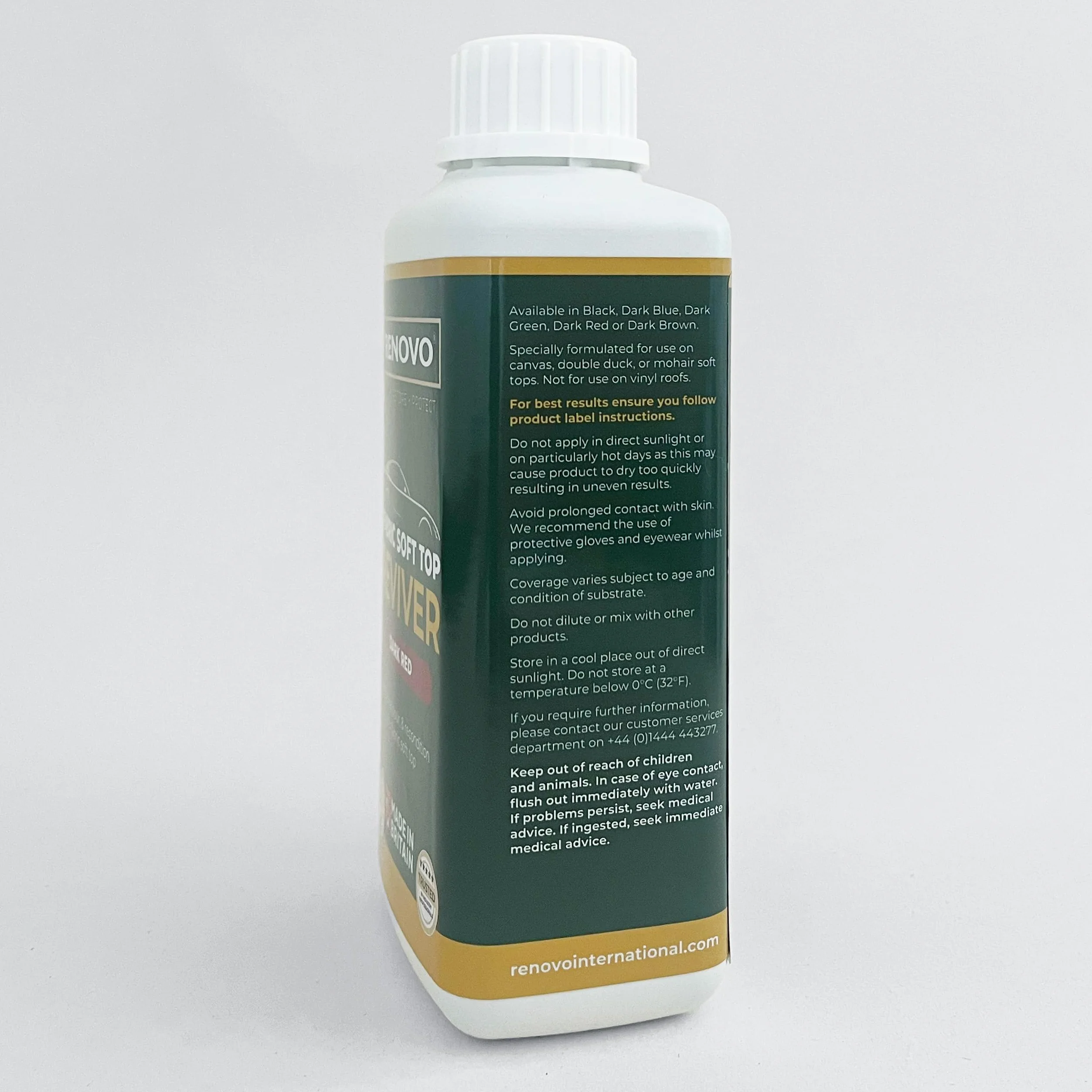 Renovo International Soft Top Reviver, ciemnoczerwony, 500 ml