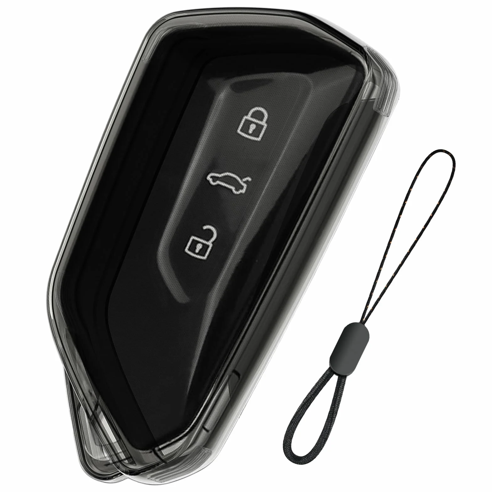 Etui na kluczyki do VW Golf 8, ID.4, ID.3, Golf R, Golf GTI, etui na kluczyki samochodowe do Skoda Octavia 4 IV Enyaq iV, Seat Leon MK4 Cupra Leon Tarraco Ateca, akcesoria samochodowe