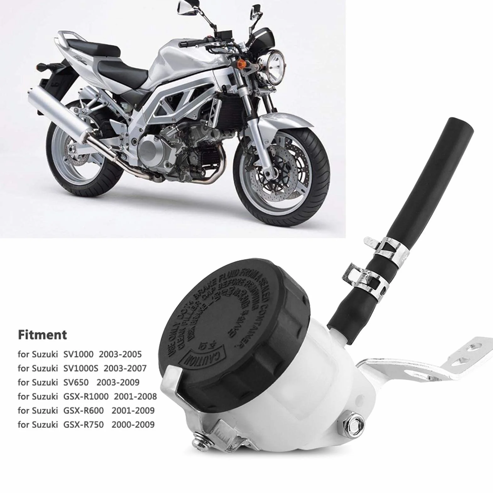 Przedni zbiornik hamulca cylinder motocyklowy butelka na płyn