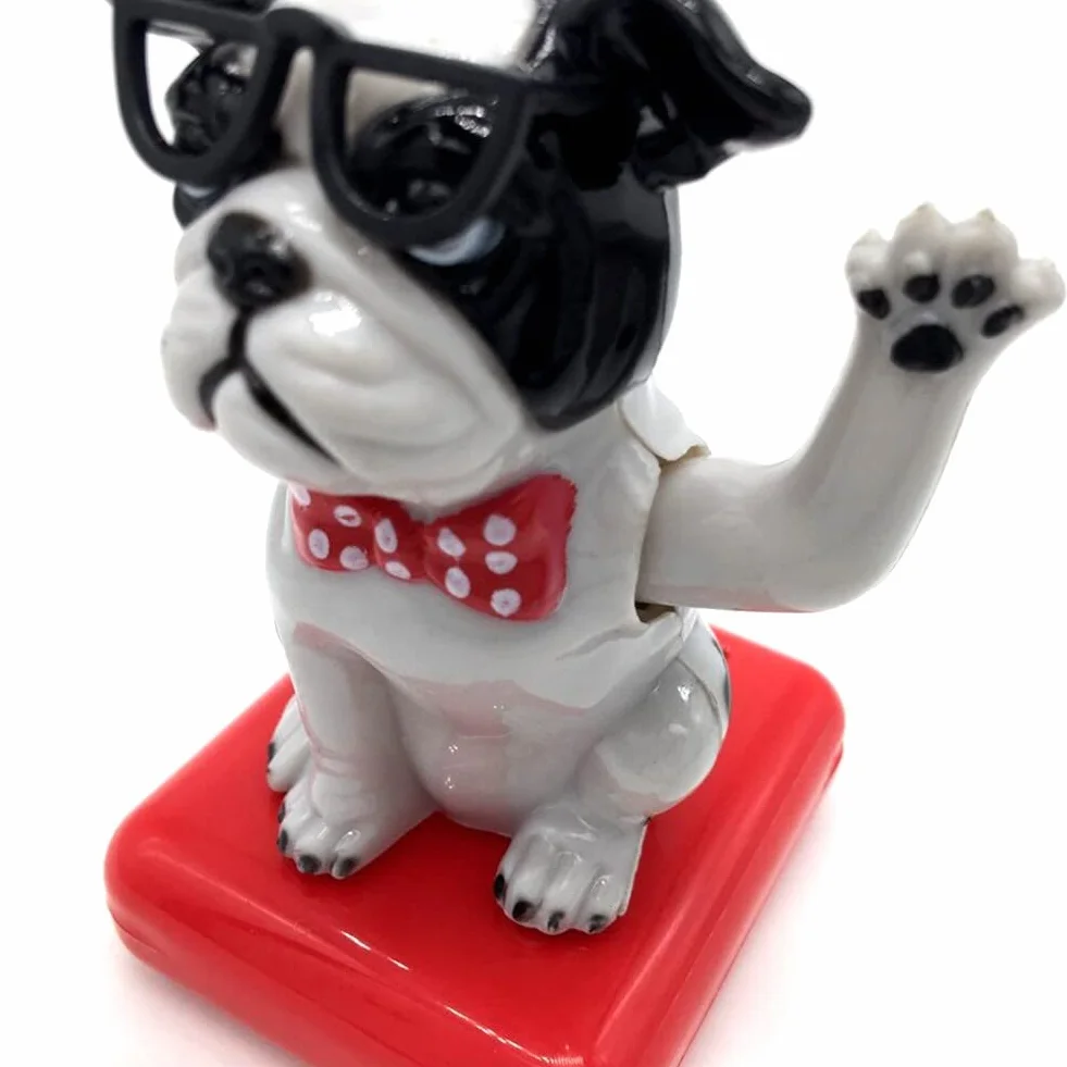 Solarne tańczące psy, zabawka do tańca solarnego, kołysząca się zabawka, ozdoby wnętrza samochodu, zasilany energią słoneczną, bobblehead do dekoracji samochodu
