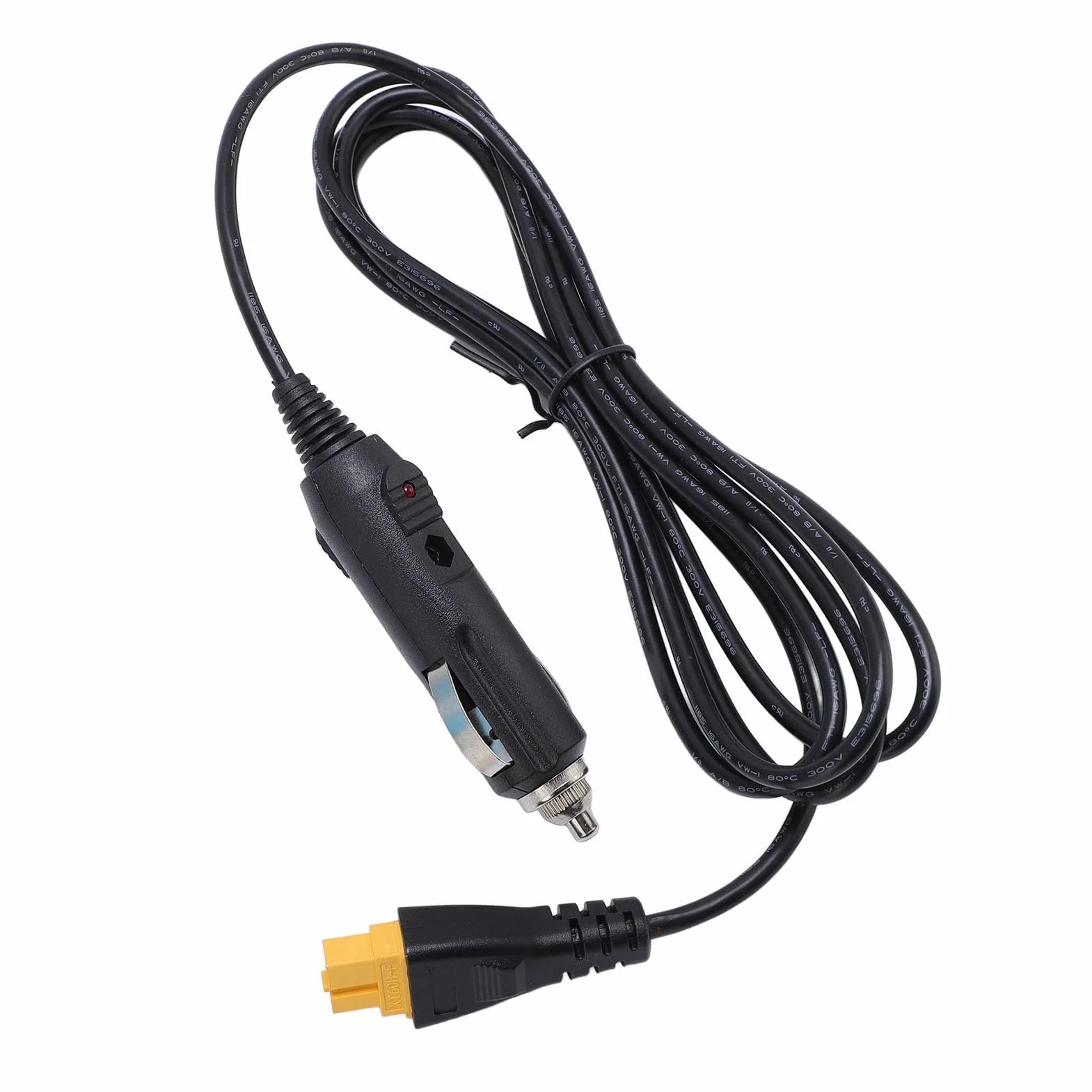 Lokujący Papieros do XT60 Kabel Złącza o Długości 300 Cm 18AWG Drut 9,84 Stóp Przedłużacz dla Entuzjastów RC Sporty na Zewnątrz 12V-24V Napięcie Wejściowe
