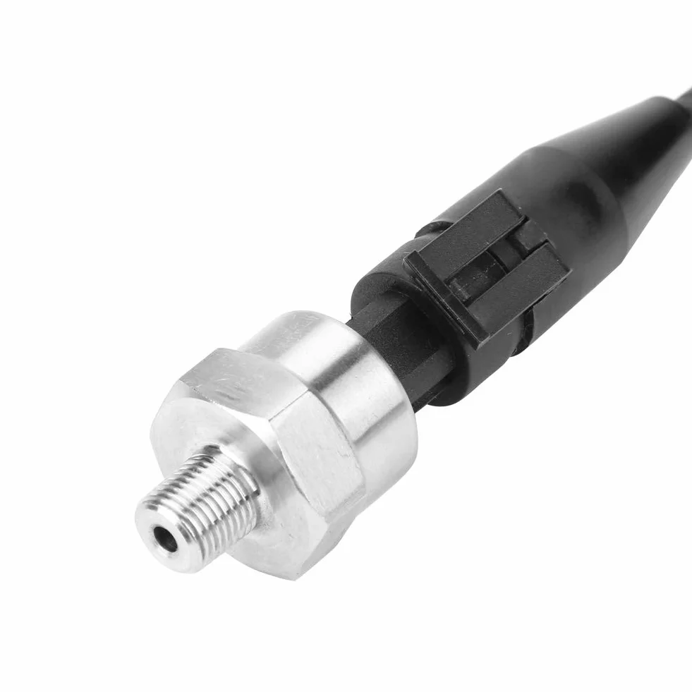 1pc 1/8NPT Przetwornik Ciśnienia DC 5V Czujnik Ciśnienia Gwint Czujnik ze Stali Nierdzewnej do Wody Powietrze Gaz Opałowy Olej Napędowy(150PSI)