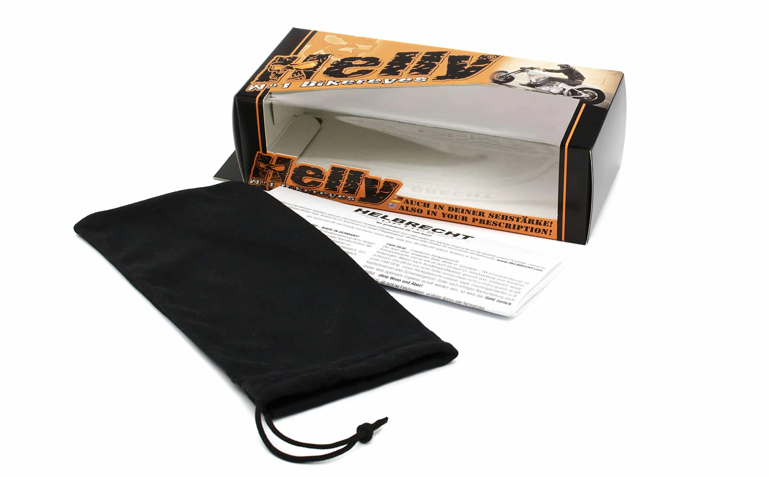 Helly® – nr 1 Bikereyes® okulary motocyklowe, przyciemniane | wiatroszczelne, wyściełane, odporne na zaparowanie, szkło hartowane HLT® | najwyższy komfort noszenia podczas długich wyjazdów | okulary