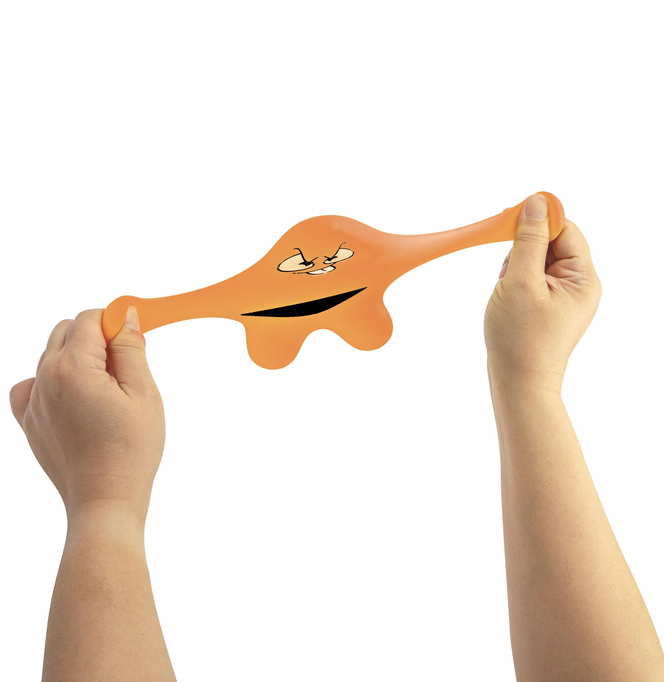 Simba 108614691 rozciągliwa, pomarańczowa, 9 cm, zabawka antystresowa, Knautschi, od 3 lat
