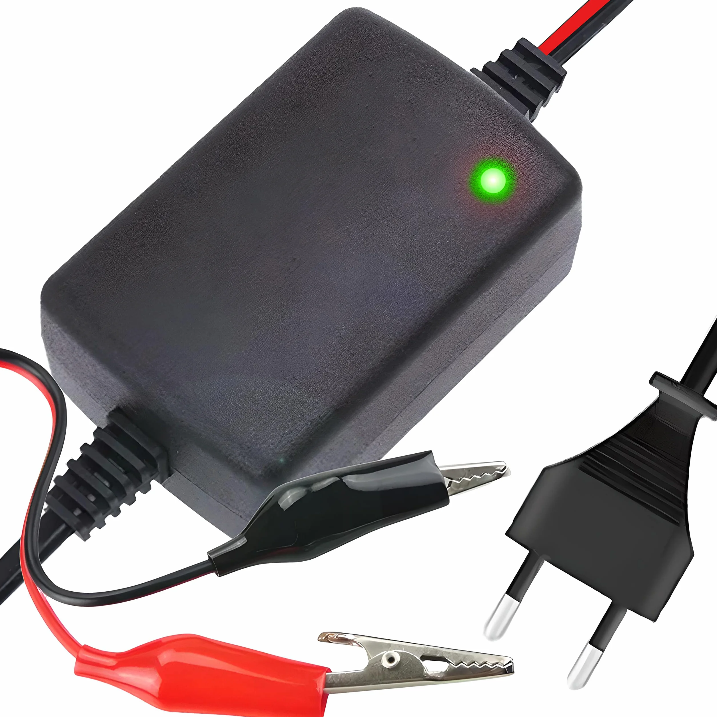 Retoo Ładowarka do akumulatorów żelowych 12 V 1,5 A kabel 1,3 m