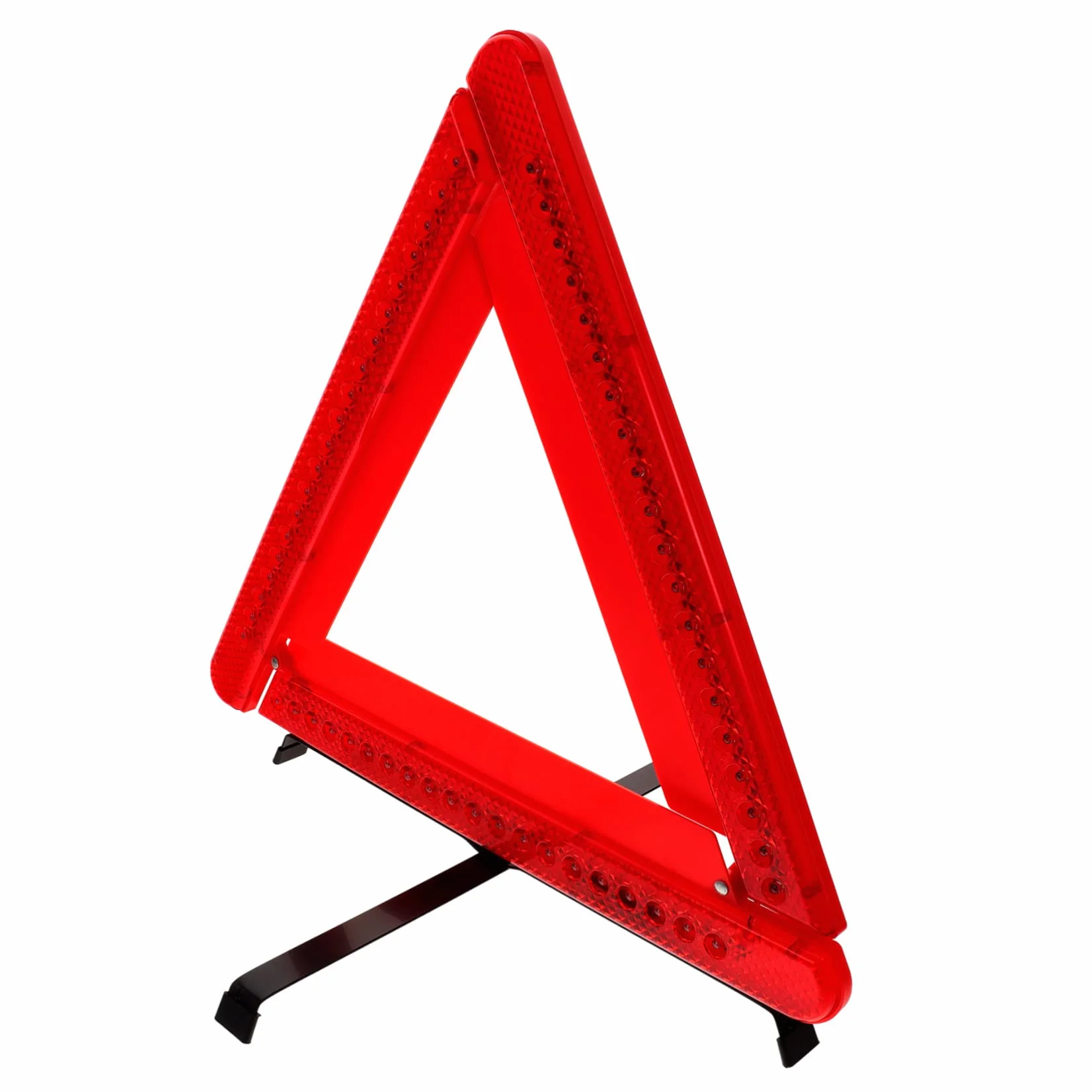 Triangular Emergency Warning Triangle Light with Reflective Material Foldable Roadside Lighting Device