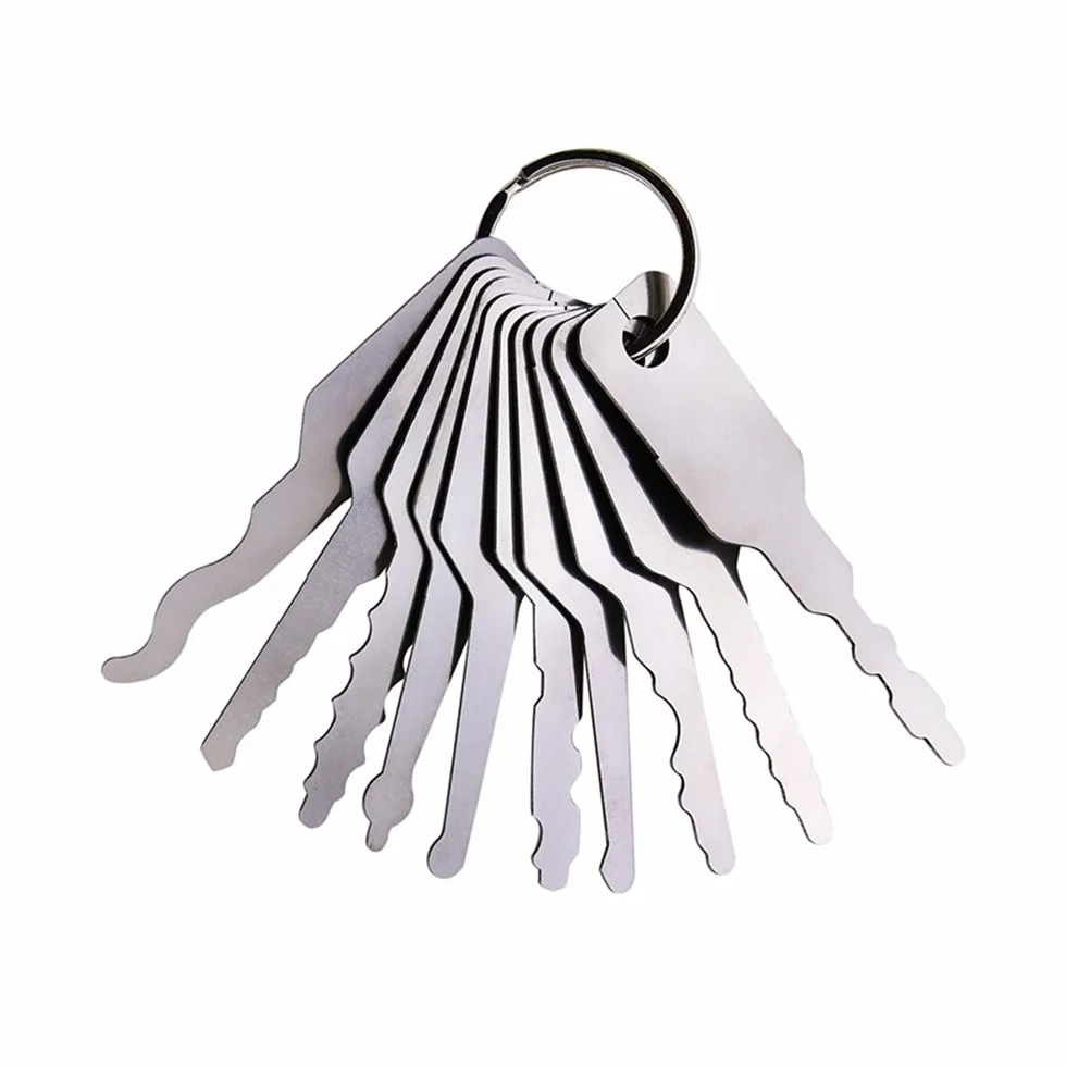 Loboo Idea Samochód Jiggler Lock Pick zestaw 10 sztuk uniwersalny klucz do drzwi samochodowych