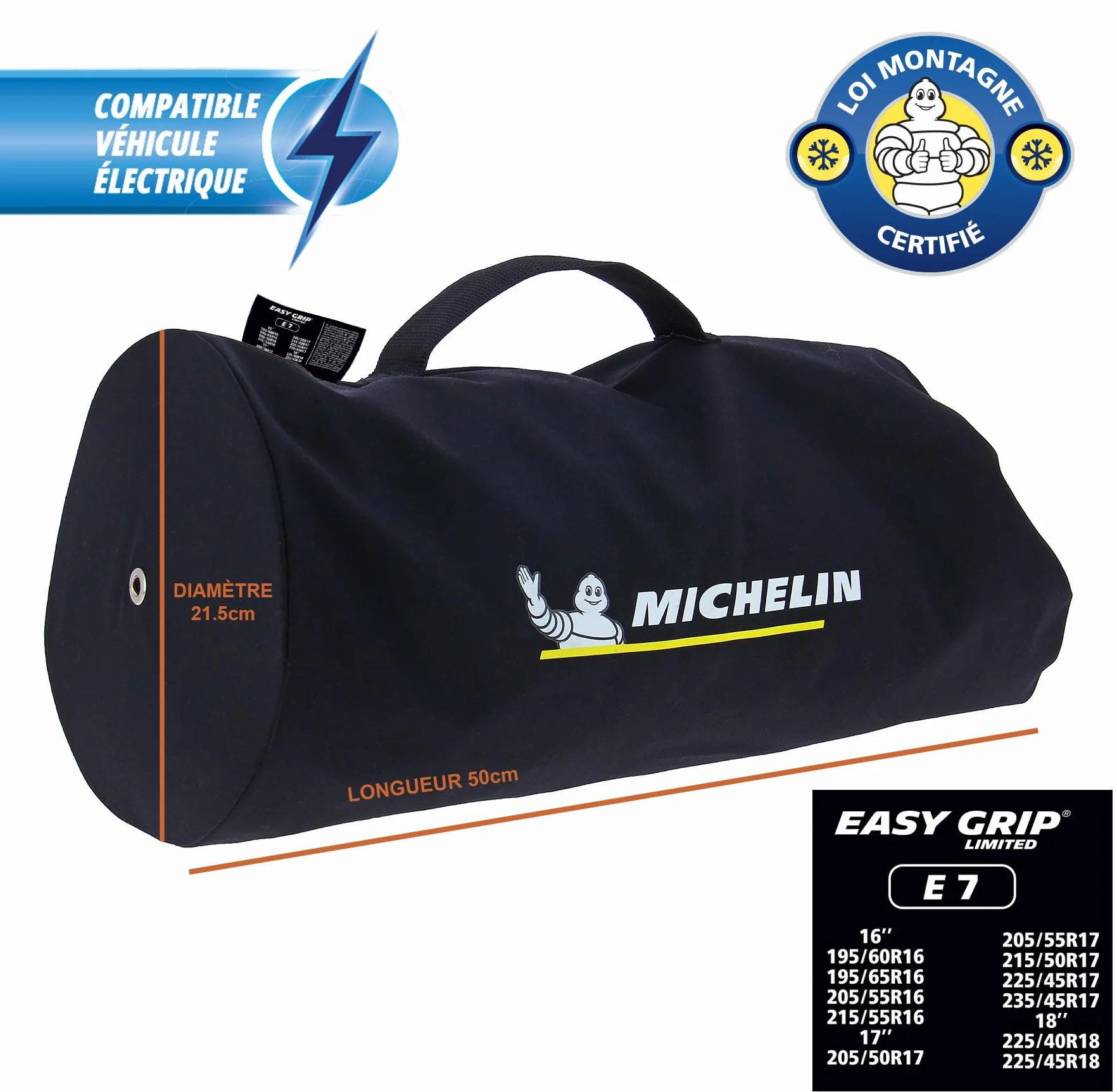 Michelin 008327 Łańcuchy, Czarny/Szary, ‎13 x 31 x 23 cm; 1,91 kg