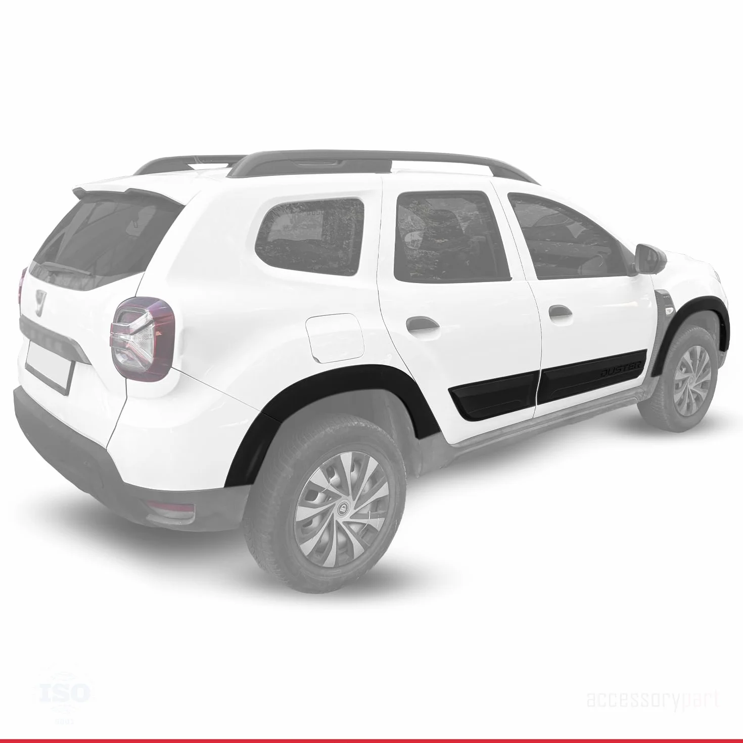 Ochraniacz błotnika zderzaka Dacia Duster 2 (HM) 2018-2024 zestaw 12 sztuk czarny