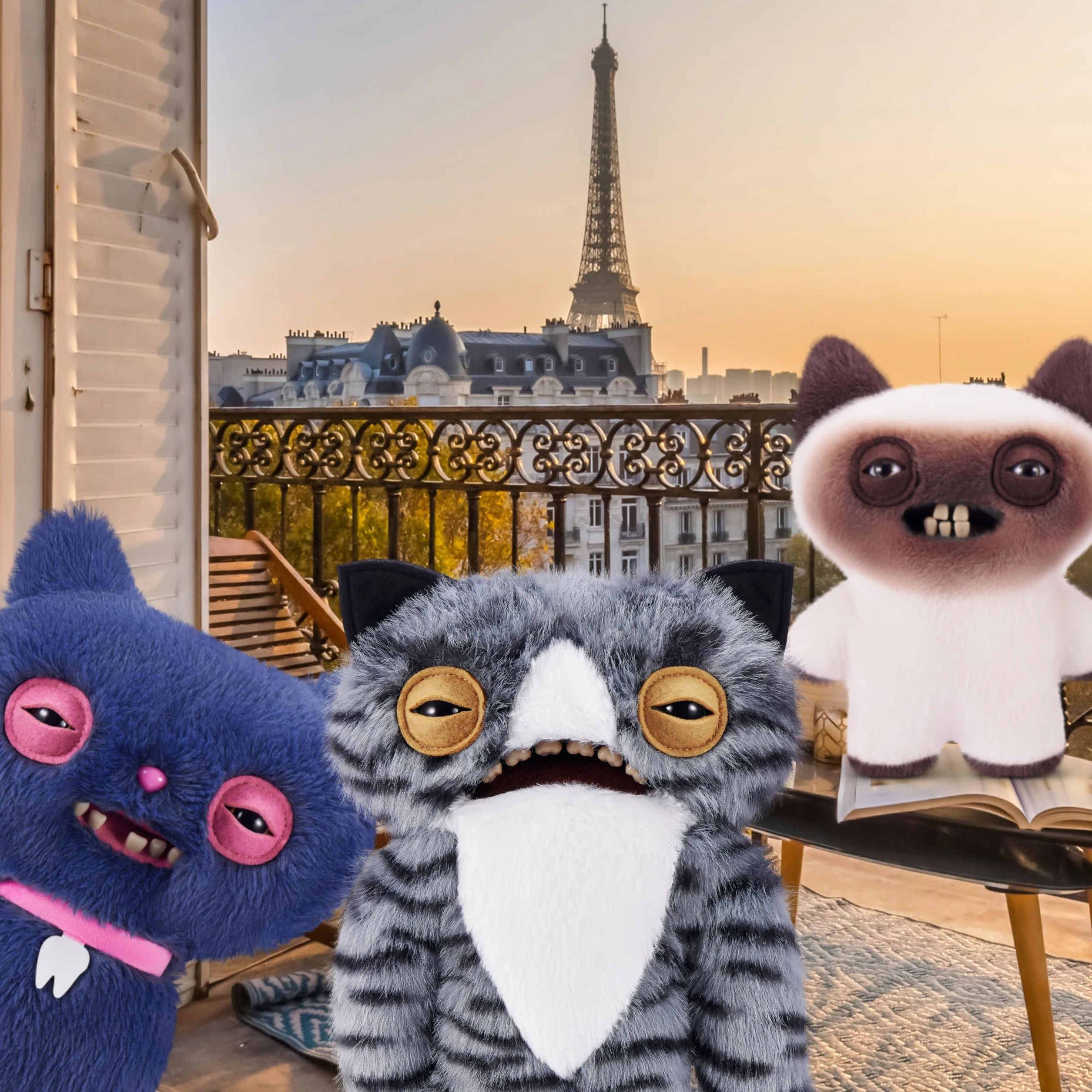 Fuggler 9, CORESERIES 1-ALLEY CATS PLUSH 9 (Cat Eyed Weirdo)