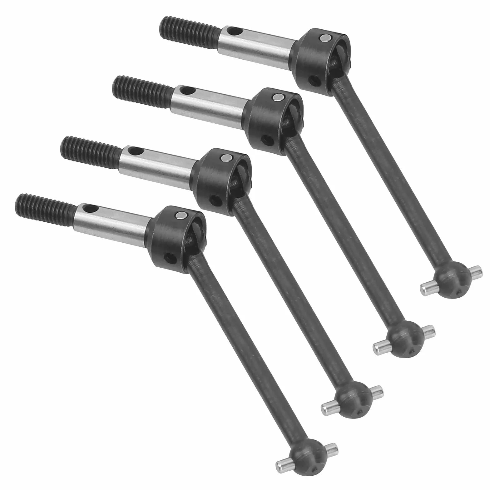 4 Sztuk Wał Napędowy CVD Metalowa Oś Skrzyni Biegów RC Kompatybilna z D3 / XIS S / TB03 / TB03D / TB03R(niebieski)