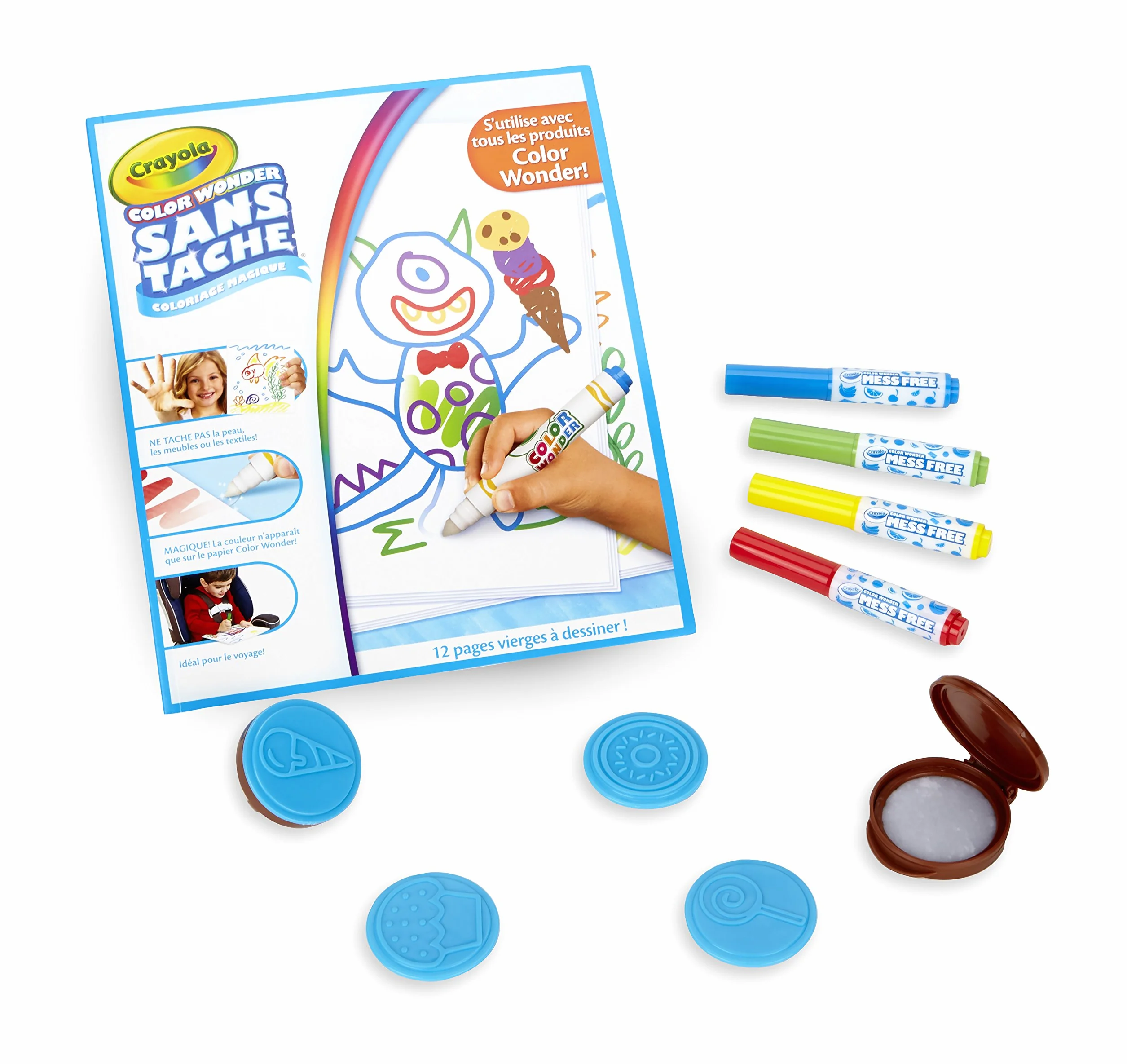 CRAYOLA - Stempel zapachowy Color Wonder – magiczne kolorowanie – 256396.006