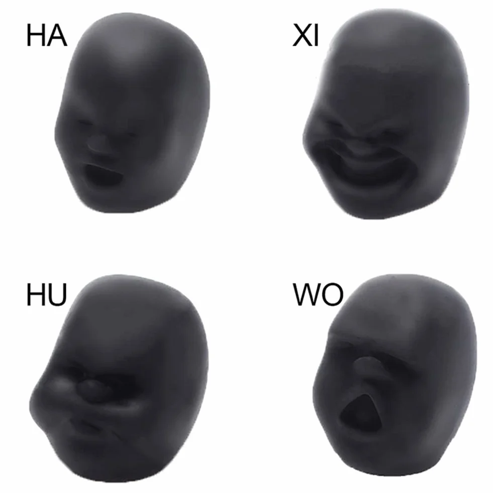 Zabawka antystresowa, prezent, gadżety, silikonowa kula z ludzką twarzą, Caomaru, gadżet dla maniaków, zabawka wentylacyjna, 1 szt. (losowy wzór)