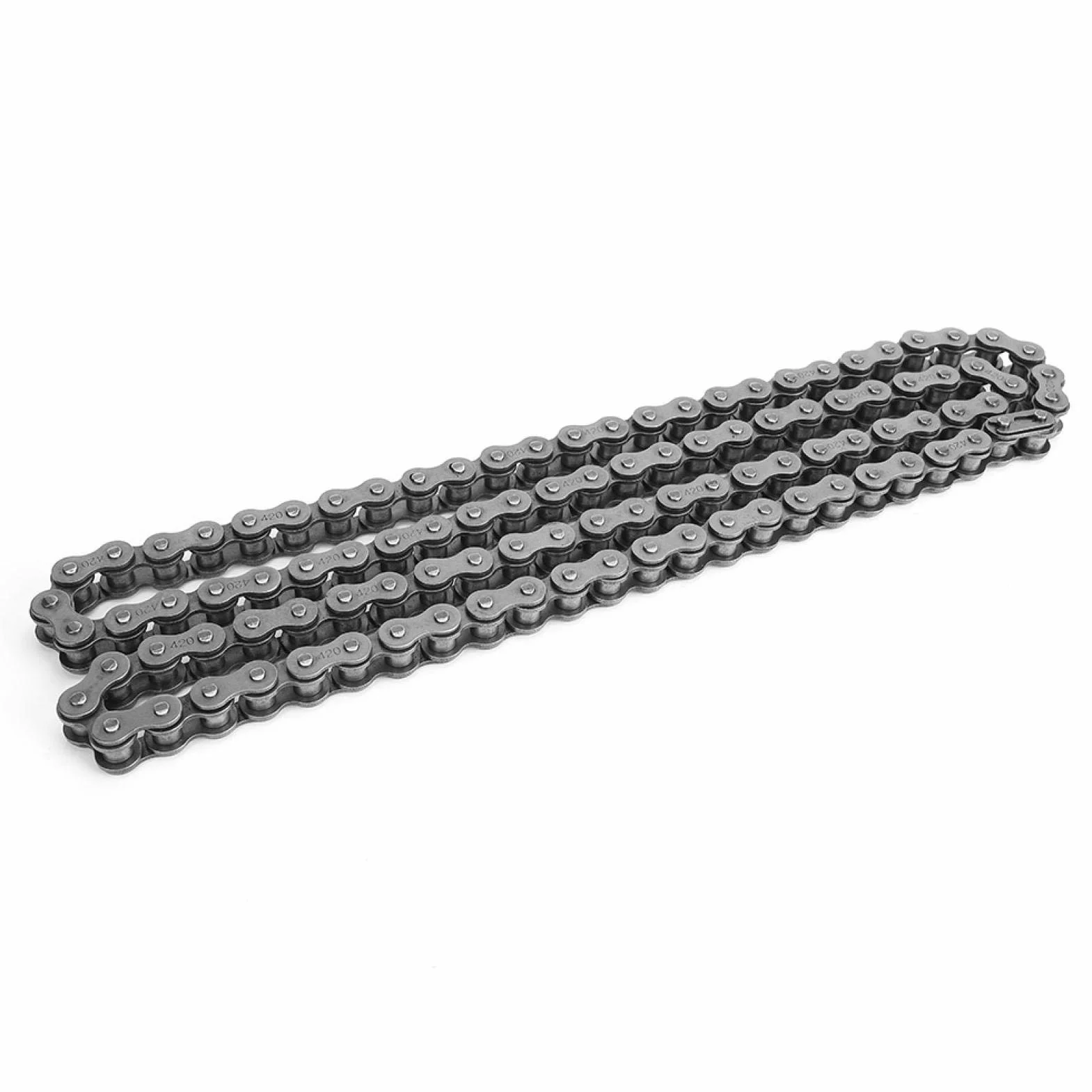 EBTOOLS do łańcucha 420 do quada 125 chiński do łańcucha 125 dirt do 110cc quad łańcuch napędowy 420 łańcuch 102 ogniwa łańcucha wiązania motocykla pasuje do 90110 125 cm3