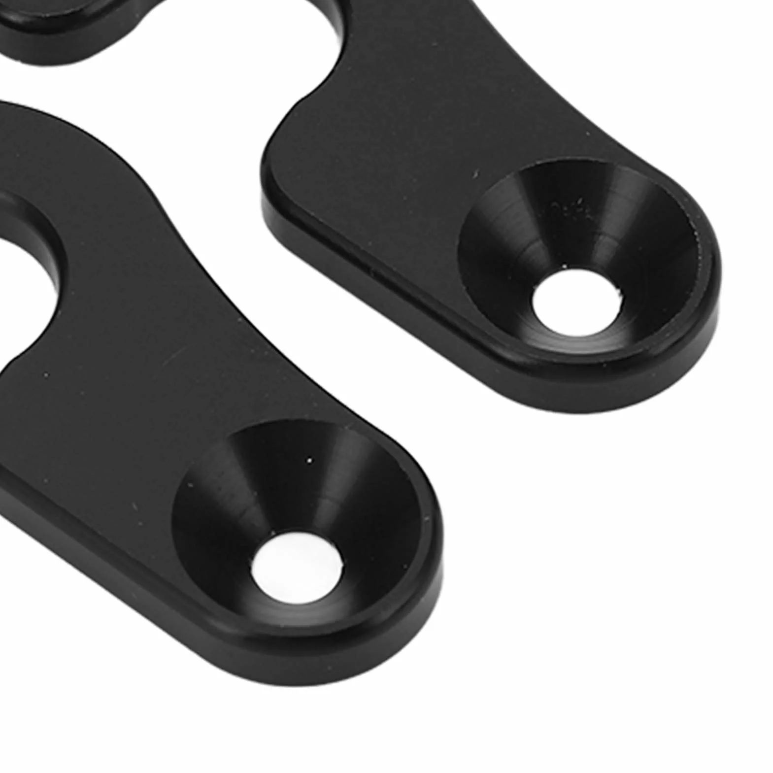 Zestaw naprawczy zaczepów przeciwsłonecznych, zestaw naprawczy zaczep do osłony przeciwsłonecznej ze stopu aluminium czarny anodowany zamiennik dla Jeep Wrangler JK JL JLU