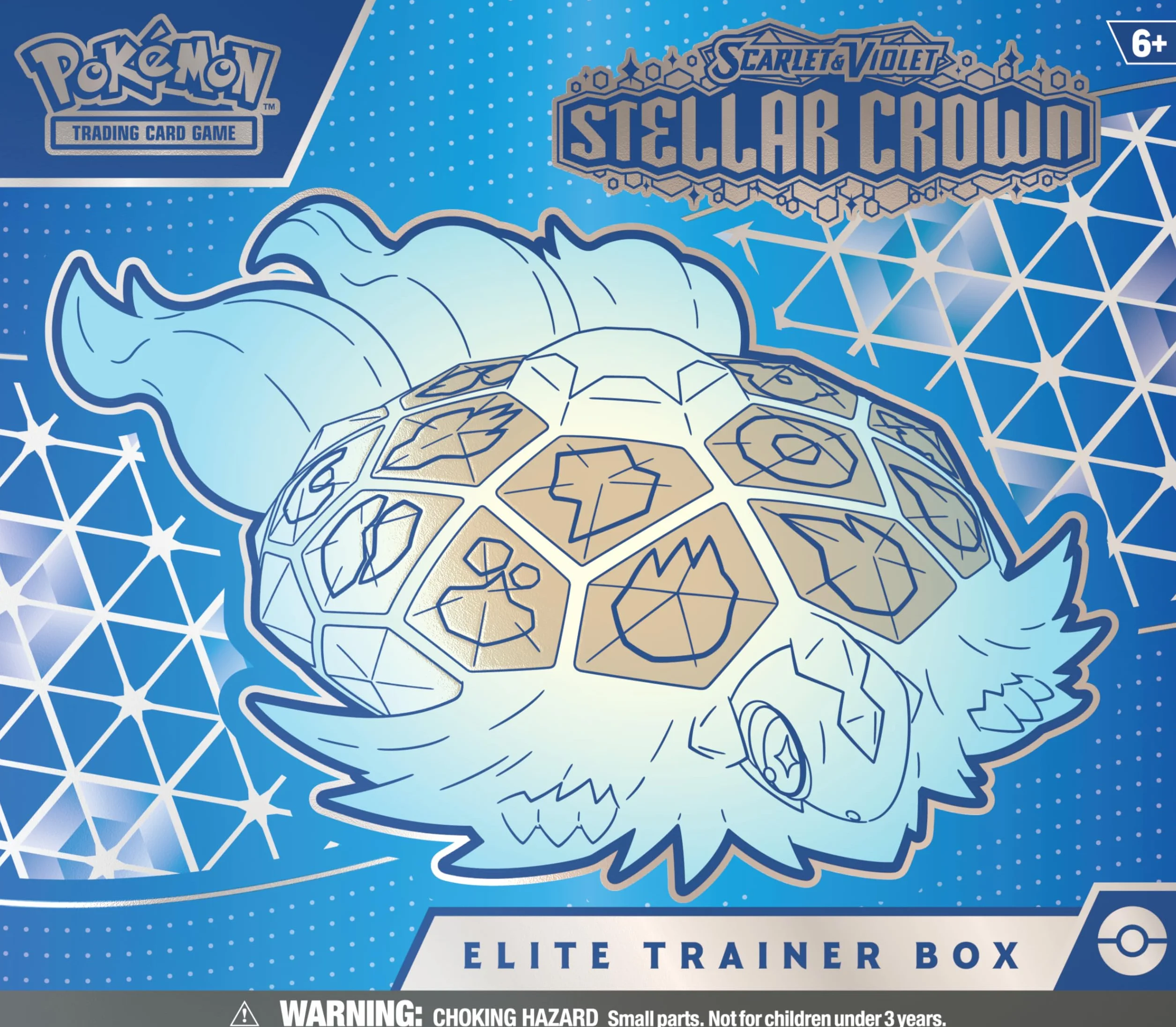 Pokémon TCG: Scarlet & Violet — Stellar Crown Elite Trainer Box (1 karta promocyjna, 9 wzmacniaczy i akcesoria premium)