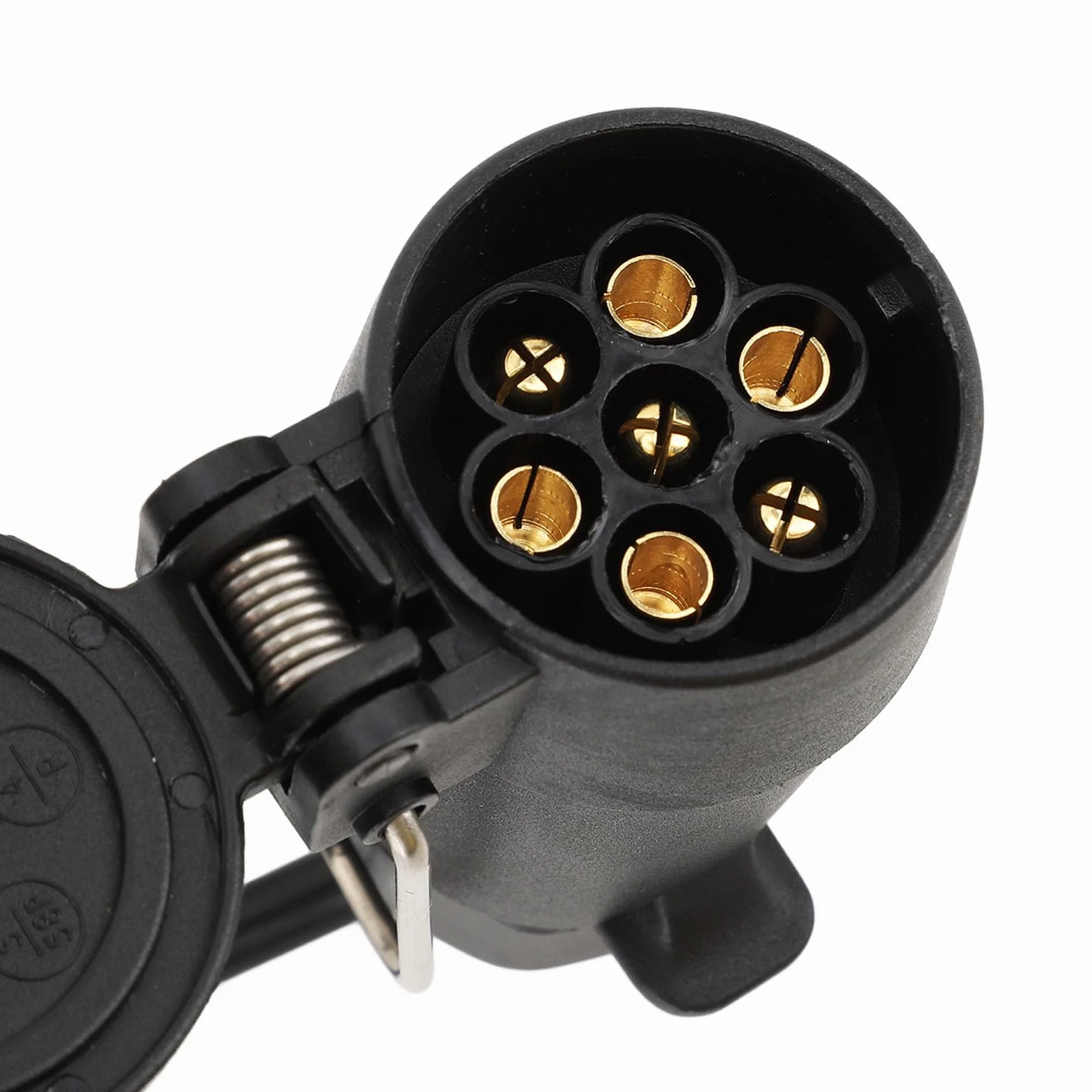 Adapter przyczepy 12 V podwójne gniazdo holownicze 7-pin 13-pin