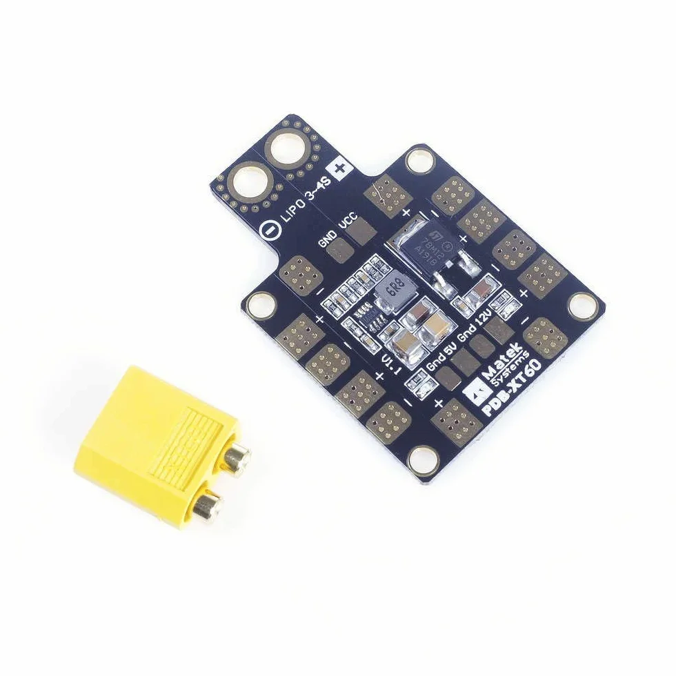 PDB XT60 W/BEC 5 V & 12 V 2oz Copper for RC Helicopter FPV Quadcopter Drone Power Distribution Board (Includes XT60 Aviation Accessories)