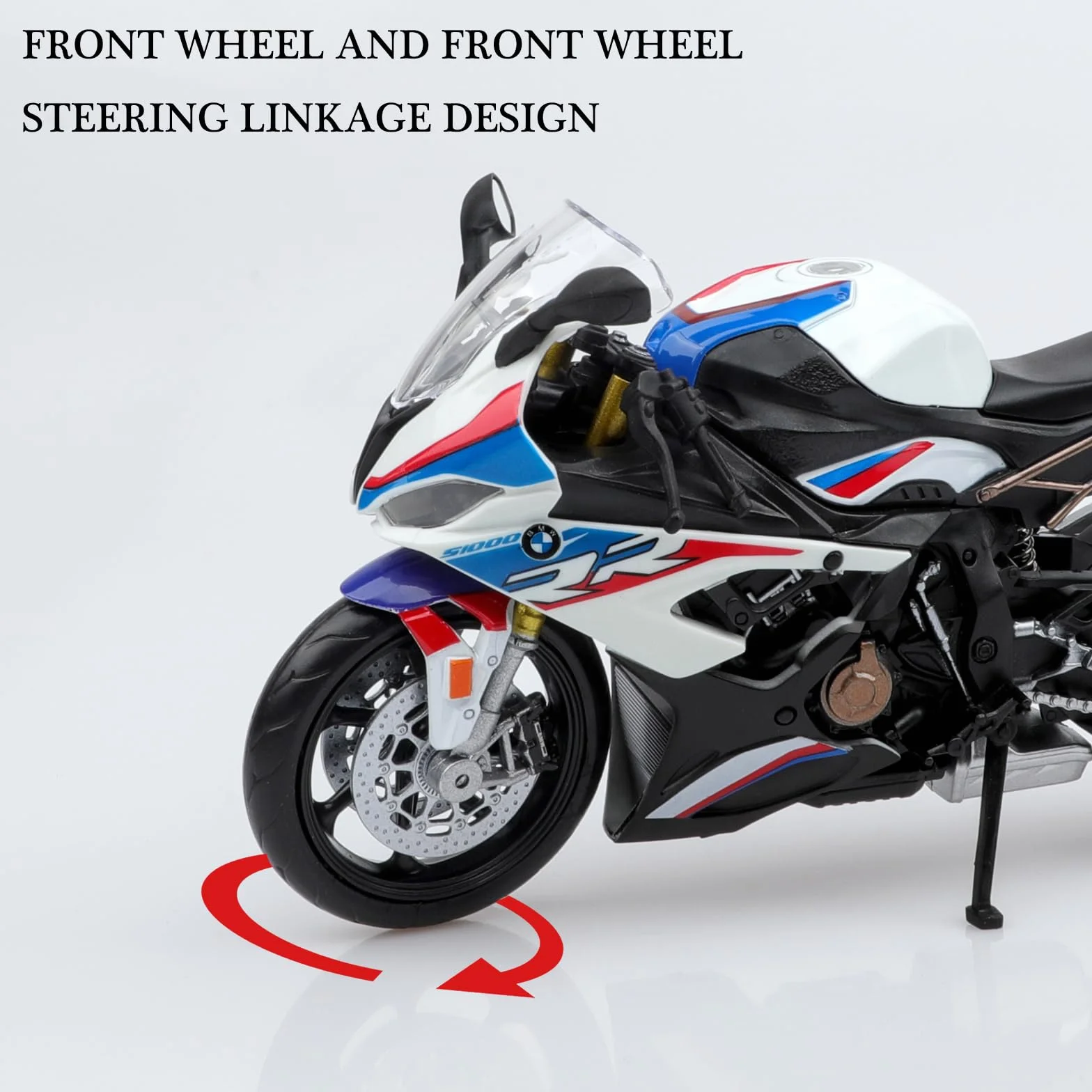 TOKAXI skala 1:12, odlew ciśnieniowy model motocykla BMW S1000R, zabawka dla chłopców i dziewczynek