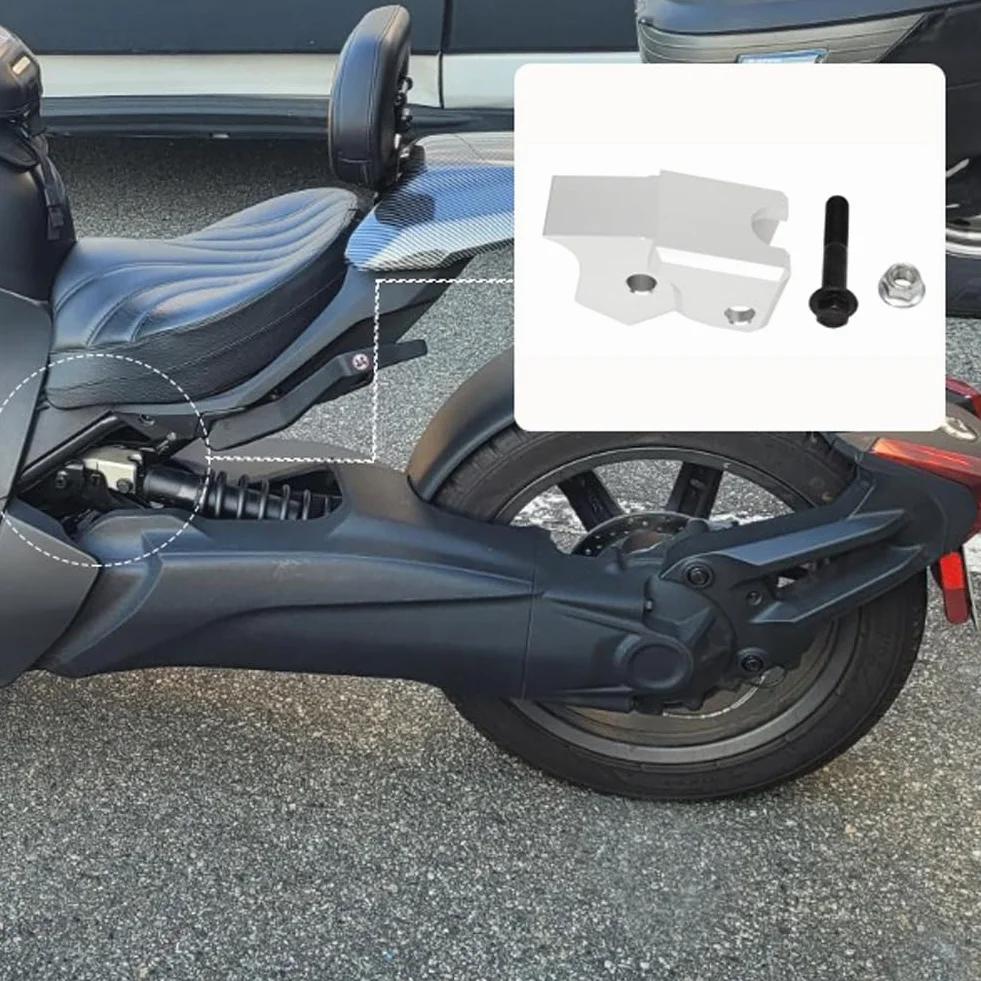 Shkalacar Zestaw do podnoszenia tylnego amortyzatora, akcesoria motocyklowe rajdowe 3-calowy zestaw do podnoszenia tylnego amortyzatora dla Can-Am Ryker 600-900 Ryker