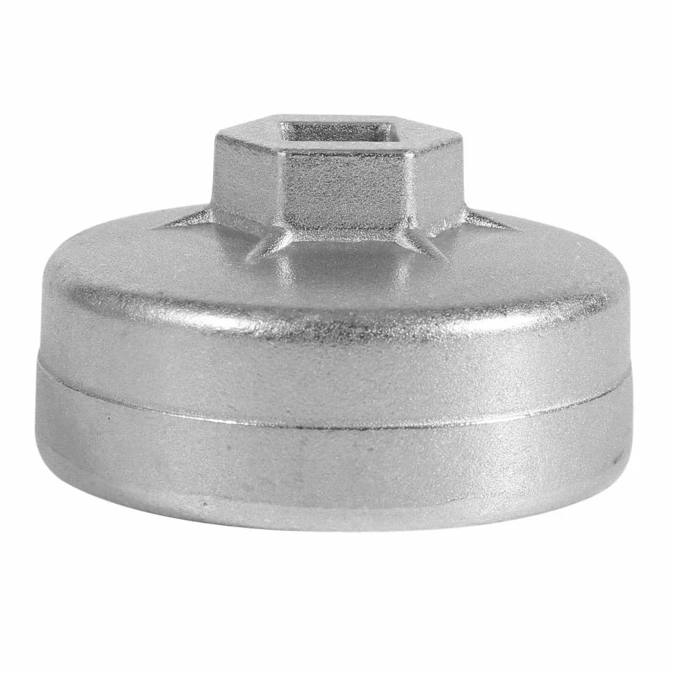 Nasadka klucza do filtra oleju - 65 mm 14 rowków aluminiowa nasadka filtr oleju klucz wkład samochodowy narzędzie do usuwania gniazda