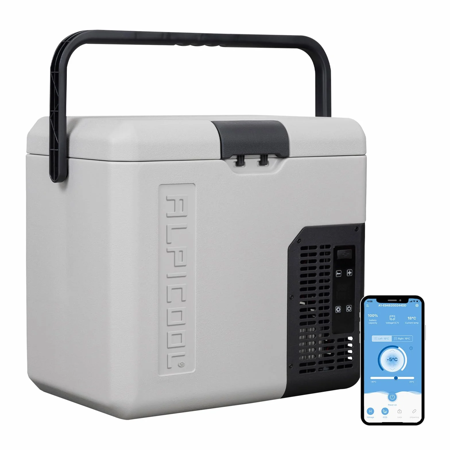 Alpicool P18 Lodówko-zamrażarka turystyczna 18 l, 12/24 V, przenośna lodówka -20 do 20℃
