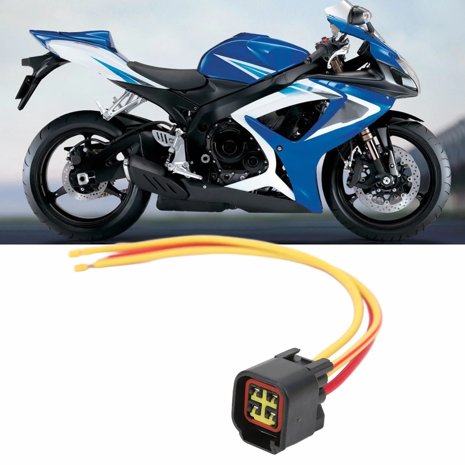 Wiązka przewodów elektromagnetycznych przekaźnika rozrusznika, trwałe złącze przekaźnika rozrusznika motocykla Praktyczne dla motocykla