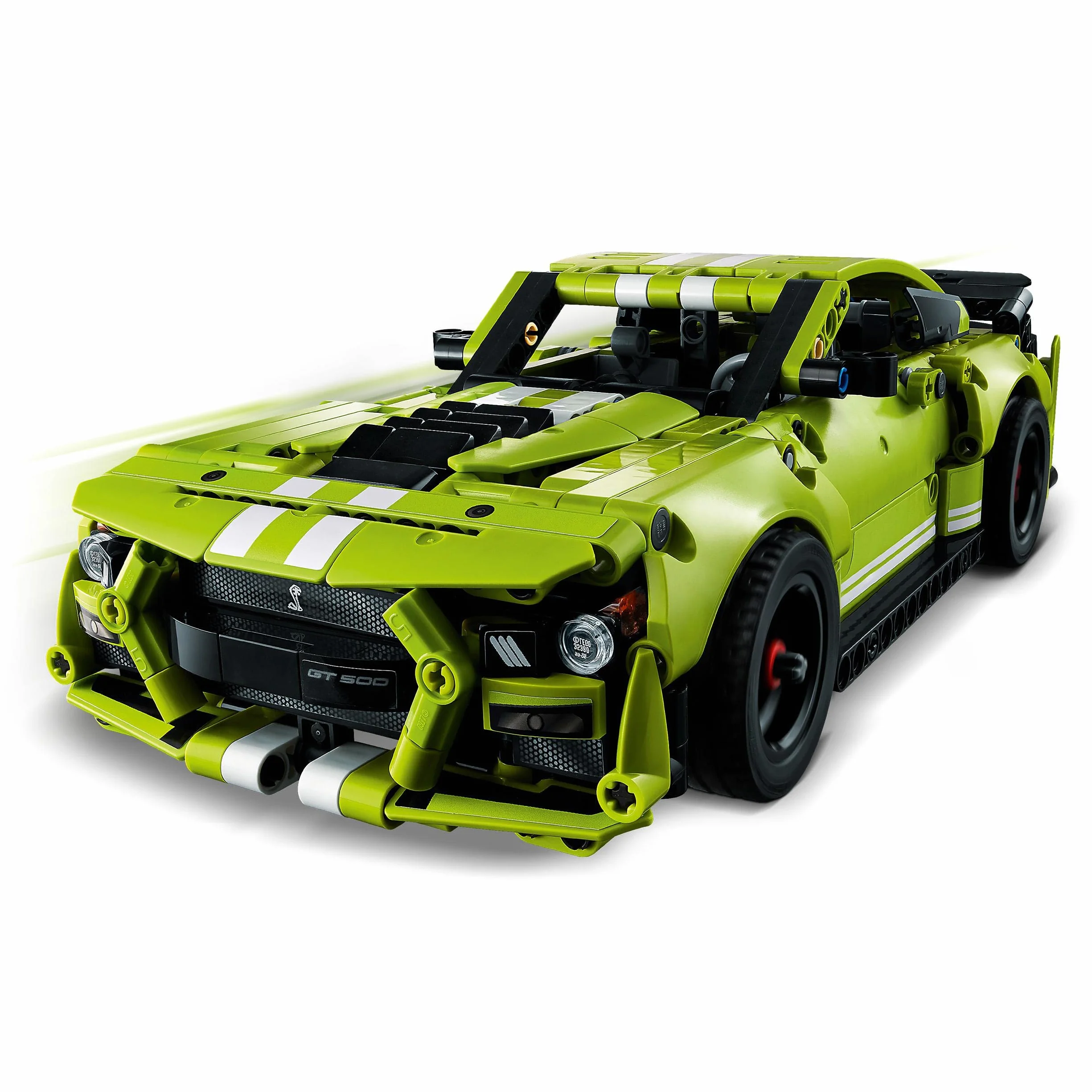 LEGO Technic Ford Mustang Shelby GT500, Zestaw Kreatywny do Budowy Modelu Wyścigówki z Napędem Typu Pull-Back i Funkcją AR, Klocki Konstrukcyjne, Prezent dla Nastolatków, 42138