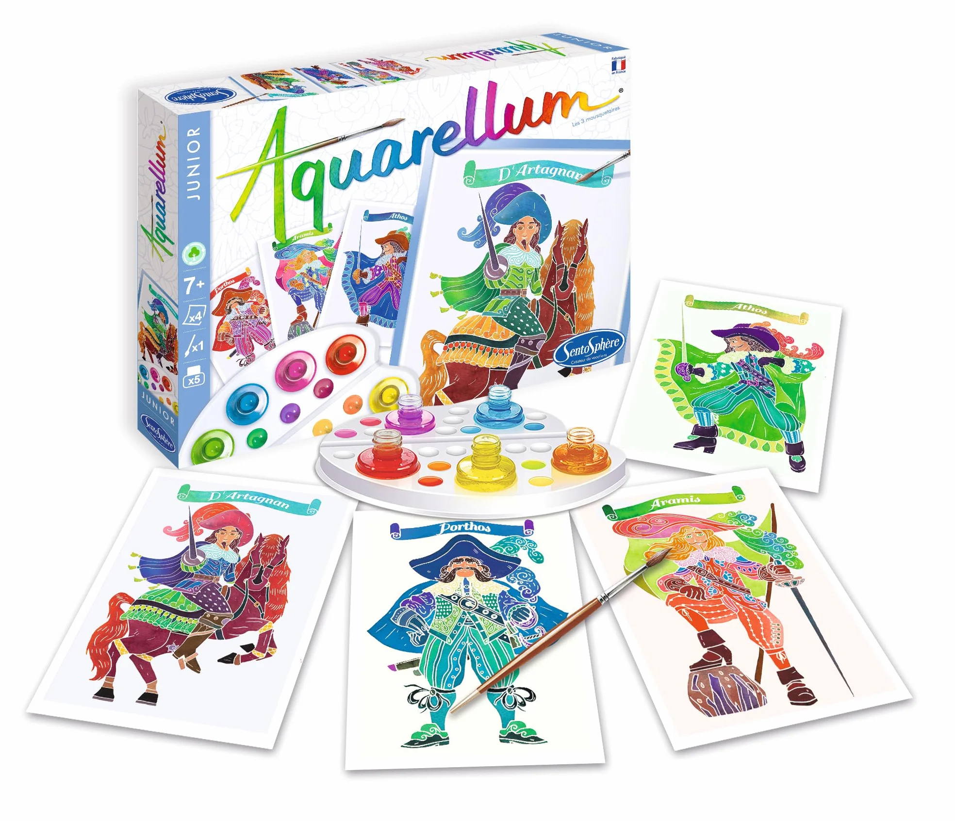 Sentosphère Aquarellum junior 3 muszkieterowie