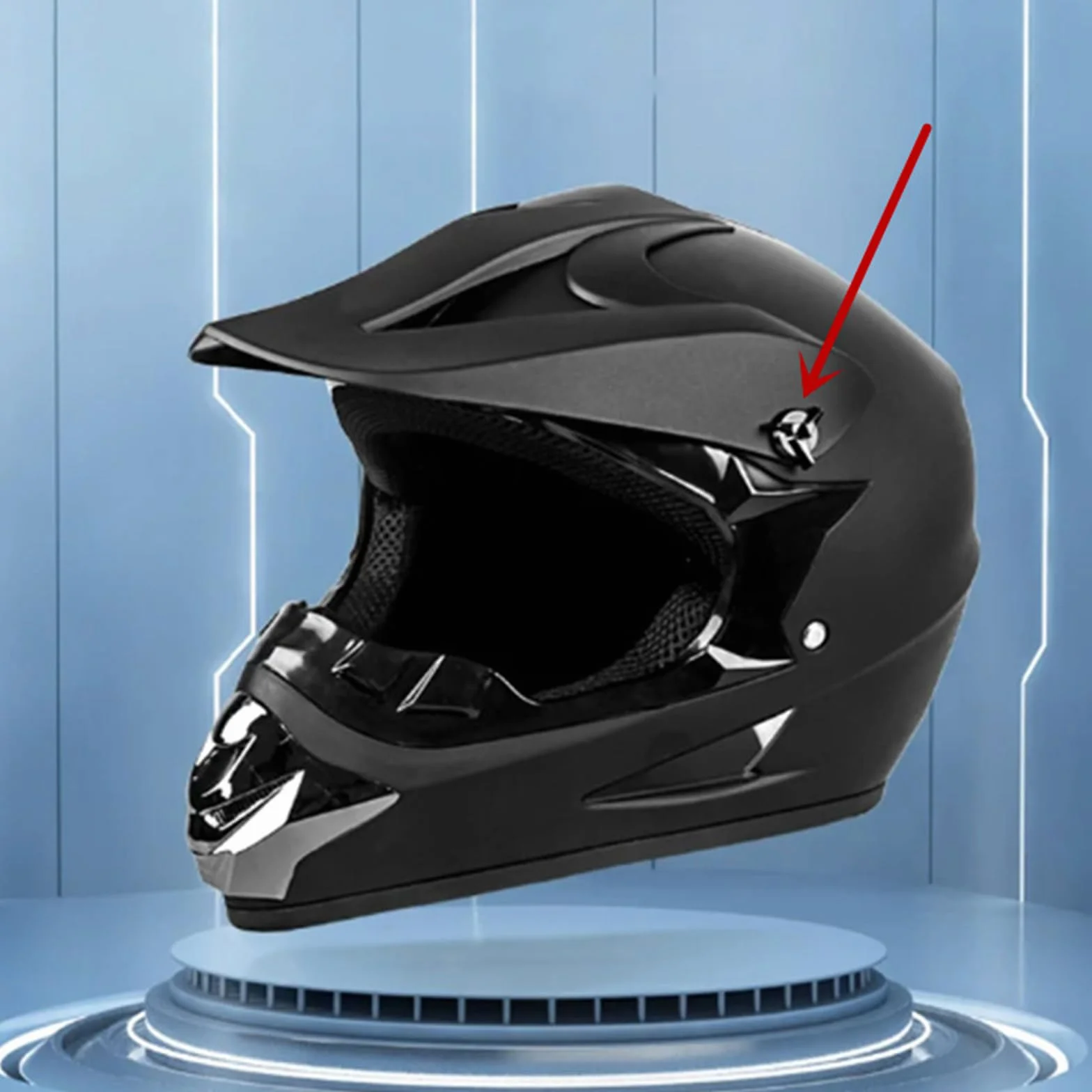 Zapasowe śruby do kasku motocyklowego, zestaw 8 sztuk, z 1 pudełkiem z tworzywa