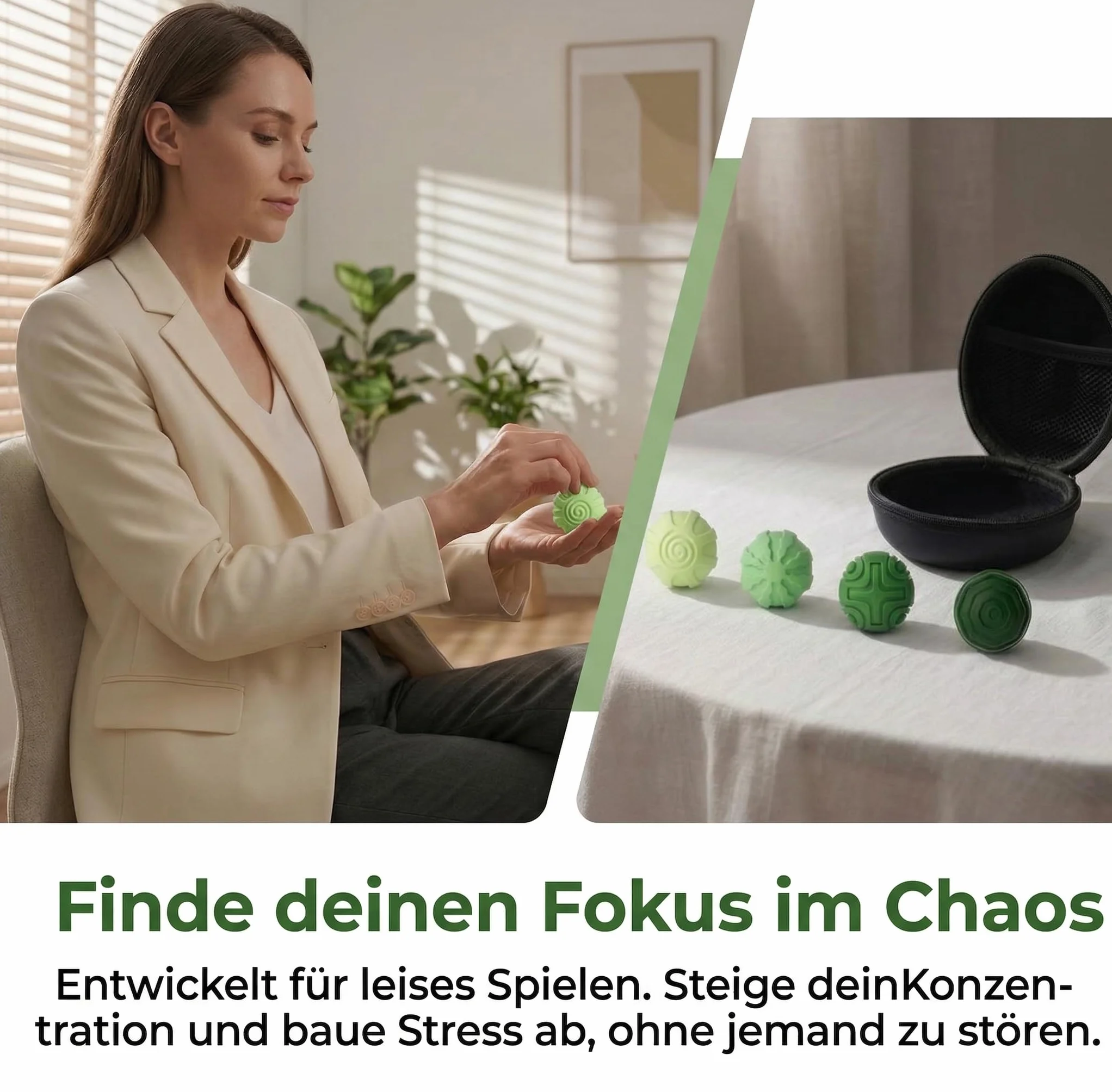 Magnetyczne silikonowe piłki, Fidget Toys dla dorosłych i młodzieży, zestaw 4 sztuk, redukujące stres, zabawki sensoryczne w przypadku ADHD i stanów lękowych, gadżety na biurko, prezent dla kobiet