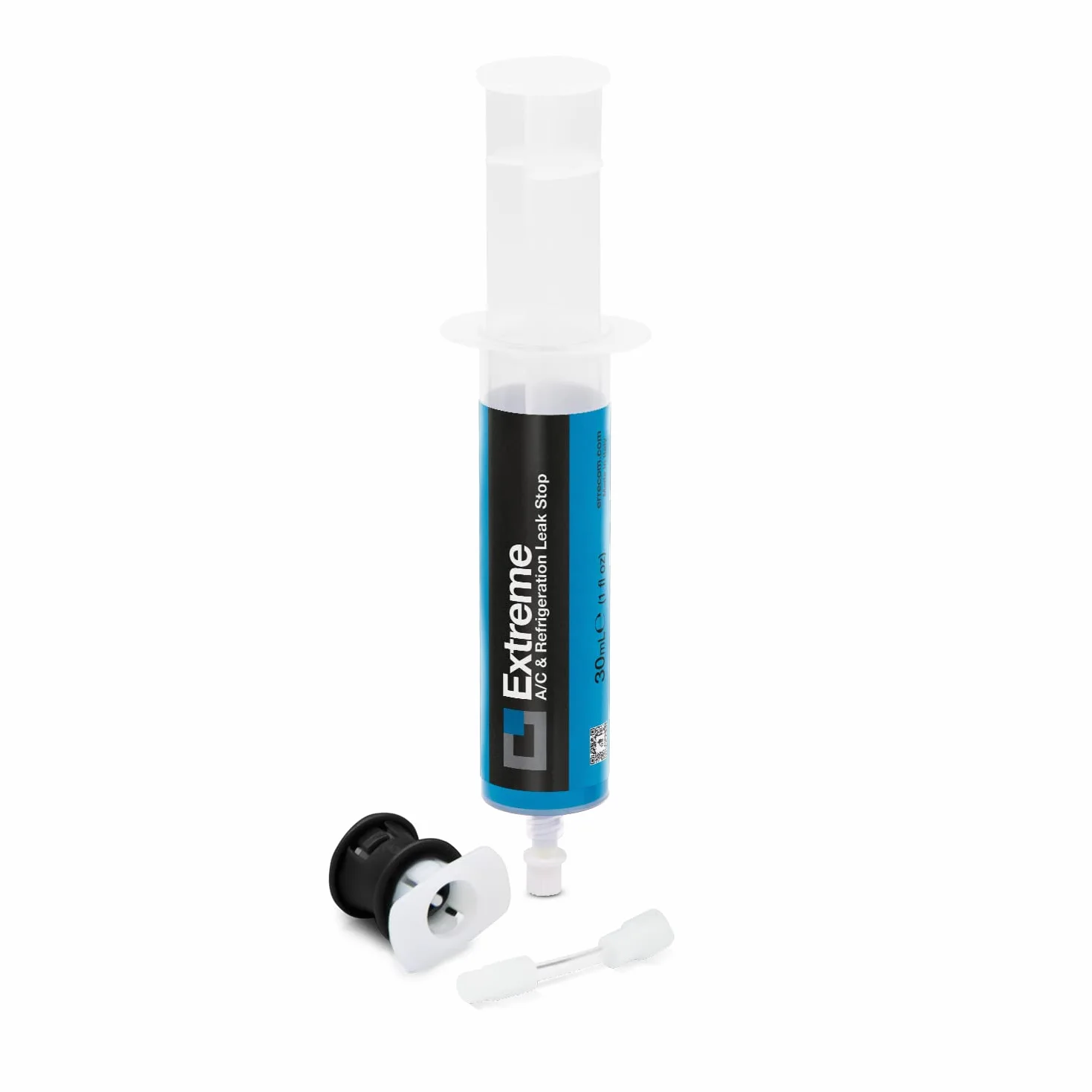 ERRECOM Extreme – 30 ml, Uszczelniacz do Samochodowych Układów Klimatyzacji z Czynnikiem Chłodniczym R134a, zawiera Adapter do Zaworu Niskiego Ciśnienia R134a