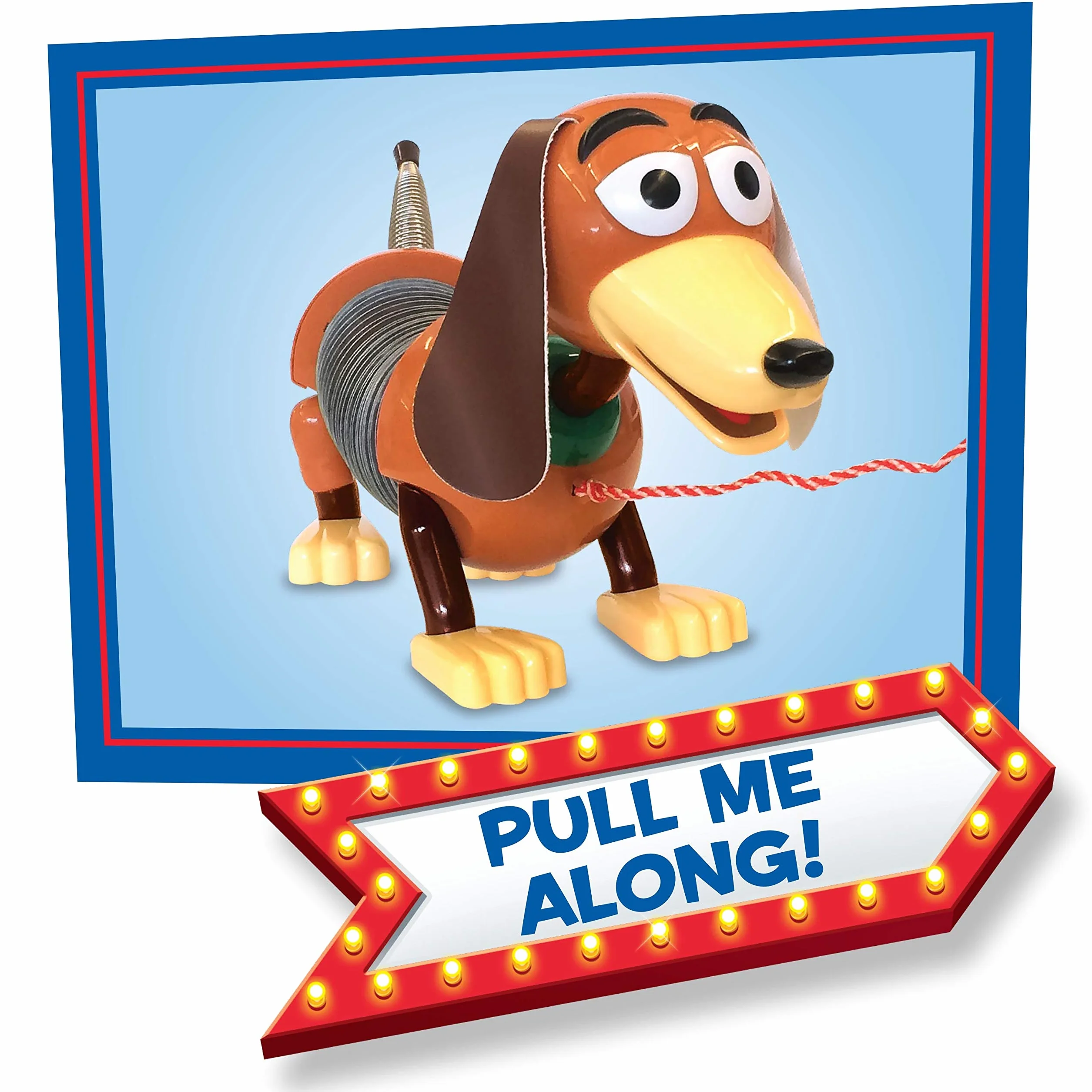 Disney•Pixar's Toy Story Slinky Dog Pull Toy, Walking Spring Toy for Boys and Girls