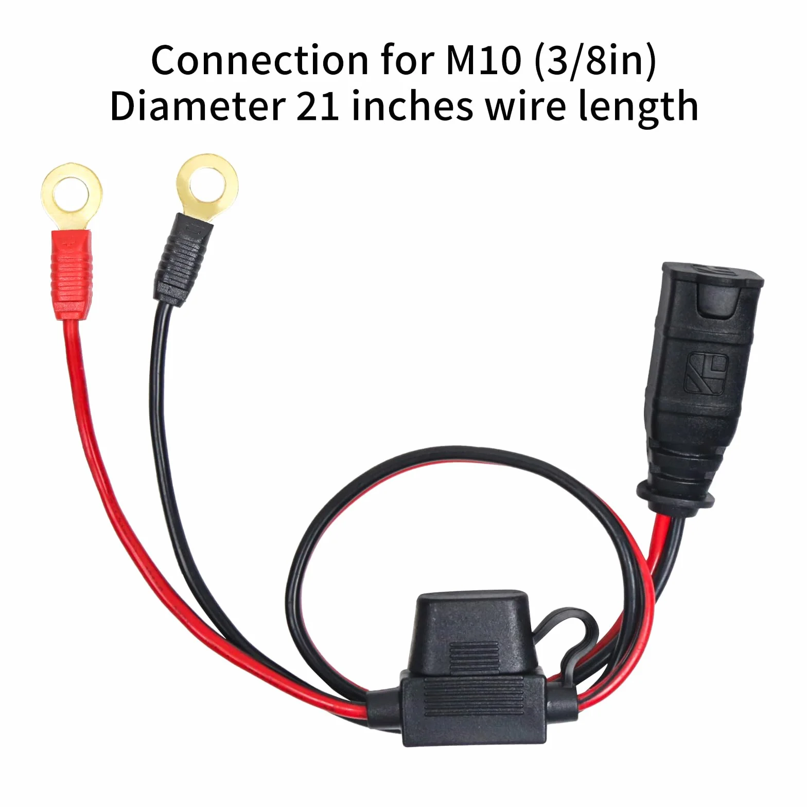 Kyostar Wiązka kabli kompatybilna z NOCO GC008 X-Connect, M10 (3/8 cala) XL
