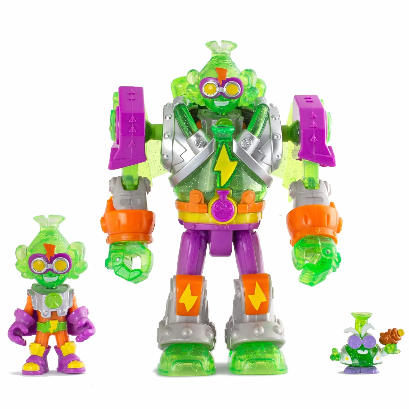 SUPERTHINGS Superbot Mega-K – Przegubowy robot z akcesoriami do walki, 1 ekskluzywny Kazoom Kid i 1 ekskluzywny SuperThing.