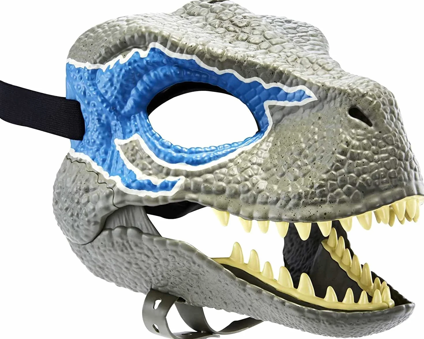 Jurassic World Dominion Velociraptor niebieska maska