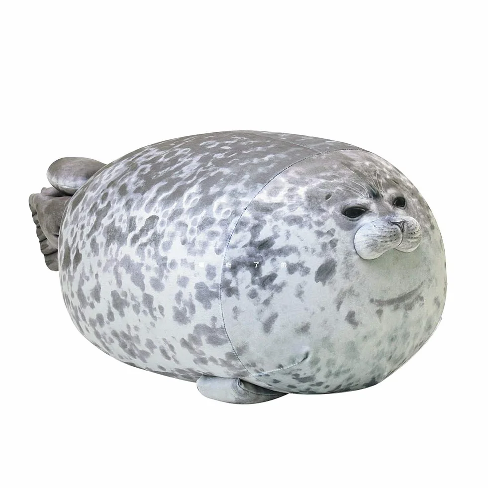 Wypchana pieczęć, 60 cm pieczęć pluszowa poduszka pluszowa śliczna lalka pluszowa pluszowa zabawka śliczna kreskówka foka poduszka nadziewana pluszowa pluszowa poduszka pluszowa pluszowa poduszka