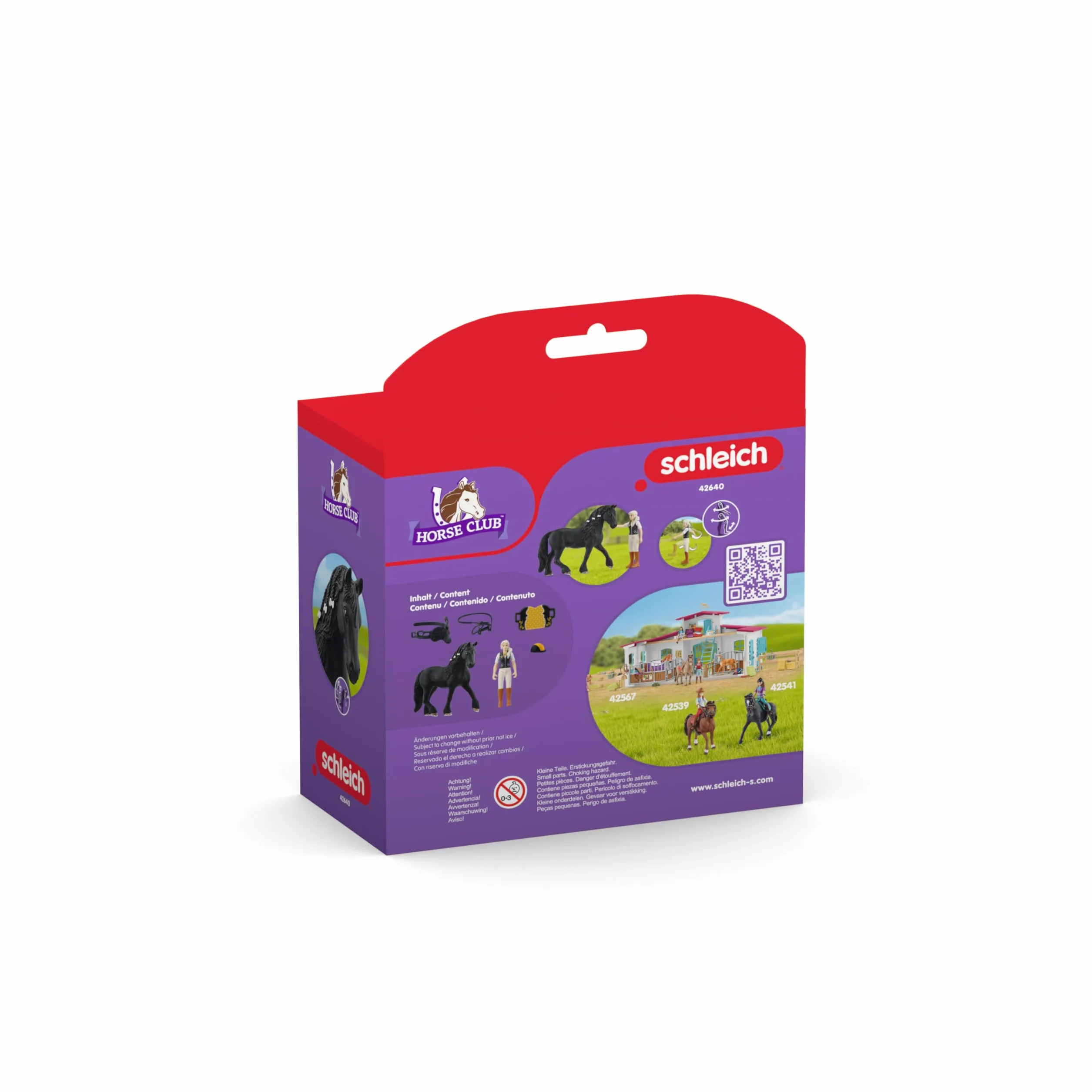 schleich HORSE CLUB | Tori & Princess 42640 | Ruchoma figurka dziewczynki z koniem, siodłem, uzdą & czaprakiem | Realistyczny zestaw jeździecki | Prezent dla dzieci | Zabawka od 5 lat | 11 elementów