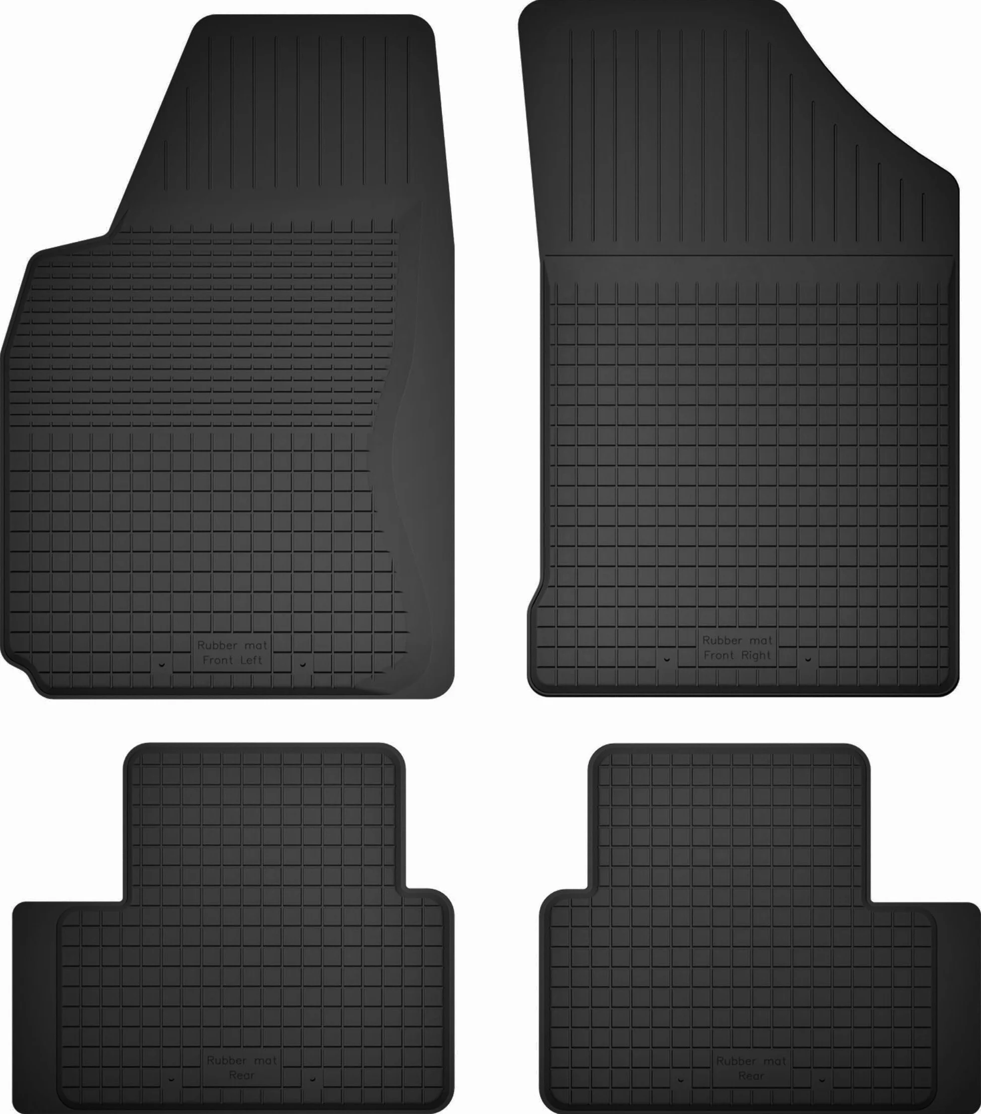 Dywaniki gumowe korytkowe Honda Insight II hatchback 2009-2014 zestaw 4 sztuki