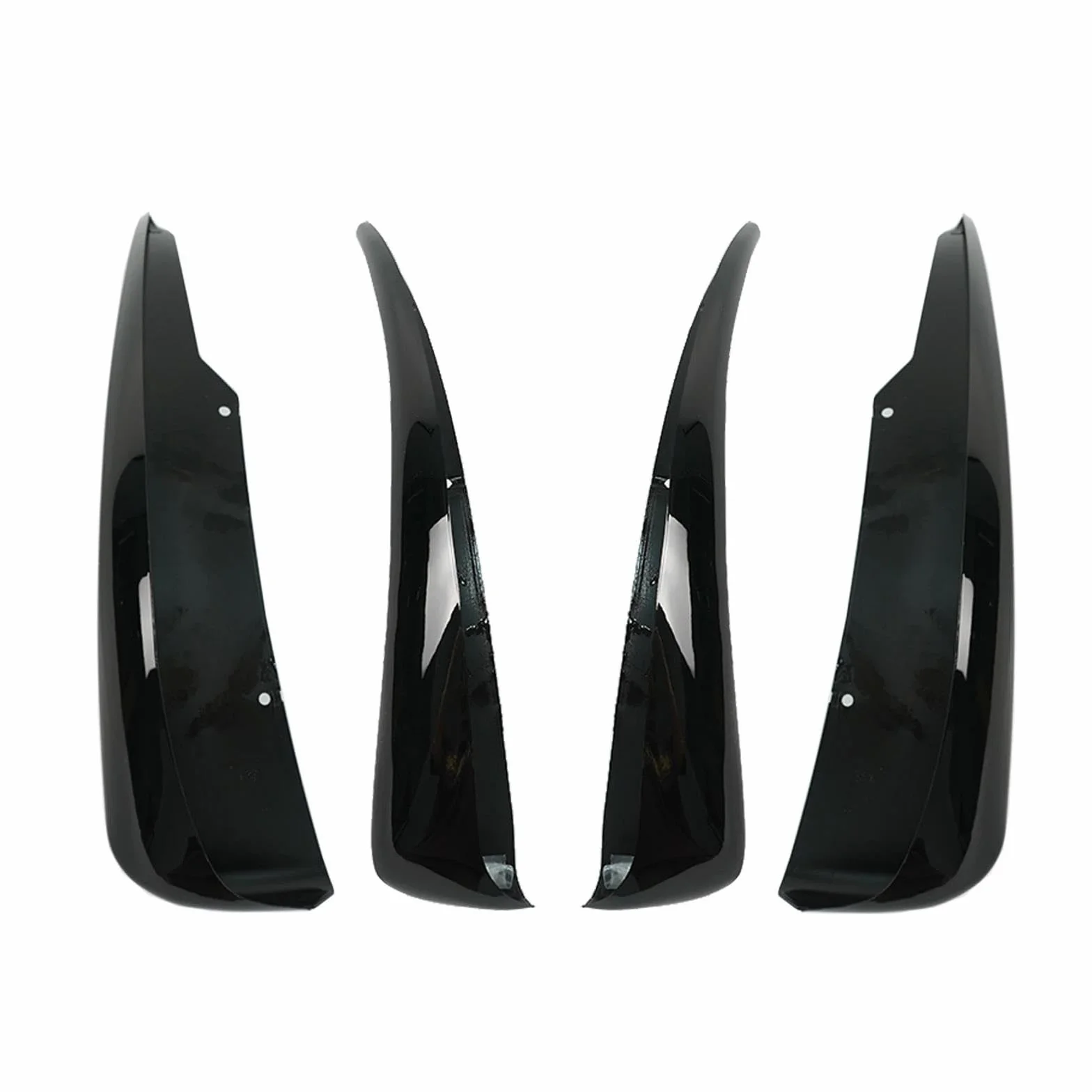 Dla Chevroleta Corvette C5 1997-2004 Rozszerzone Błotniki Splash Guards Błotniki samochodowe(Glossy Black)