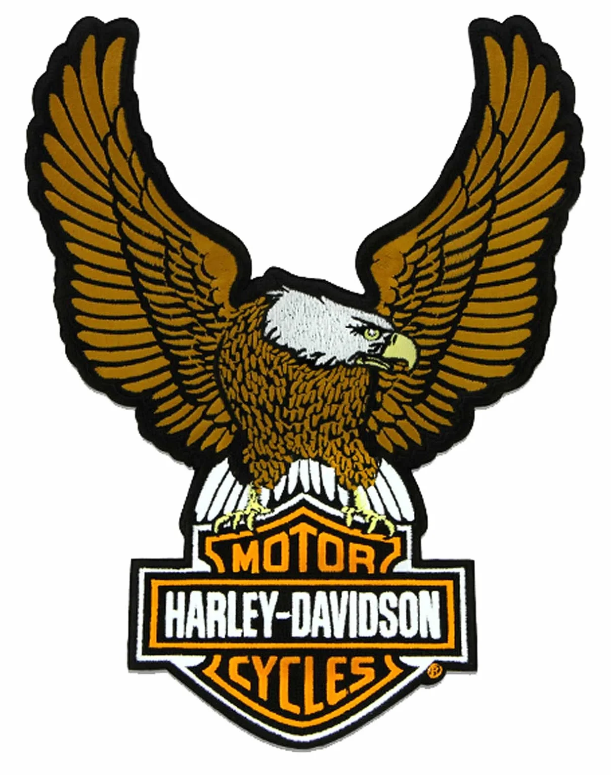 Harley-Davidson Naszywka 10.25″ Eagle Bar & Shield Patch