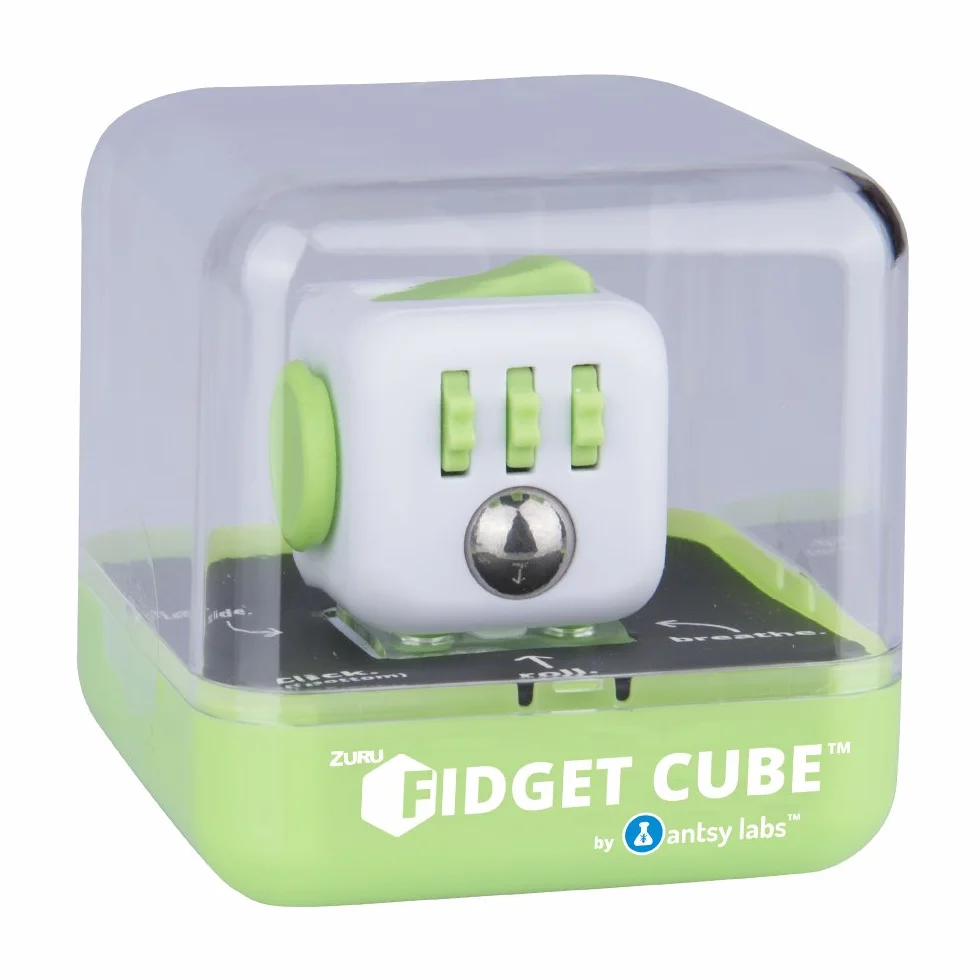 Zuru antsy labs Oryginalna kostka Fidget Cube, czerwona - narzędzie ostrości dla niespokojnych rąk, w wieku od 3 do 99 lat