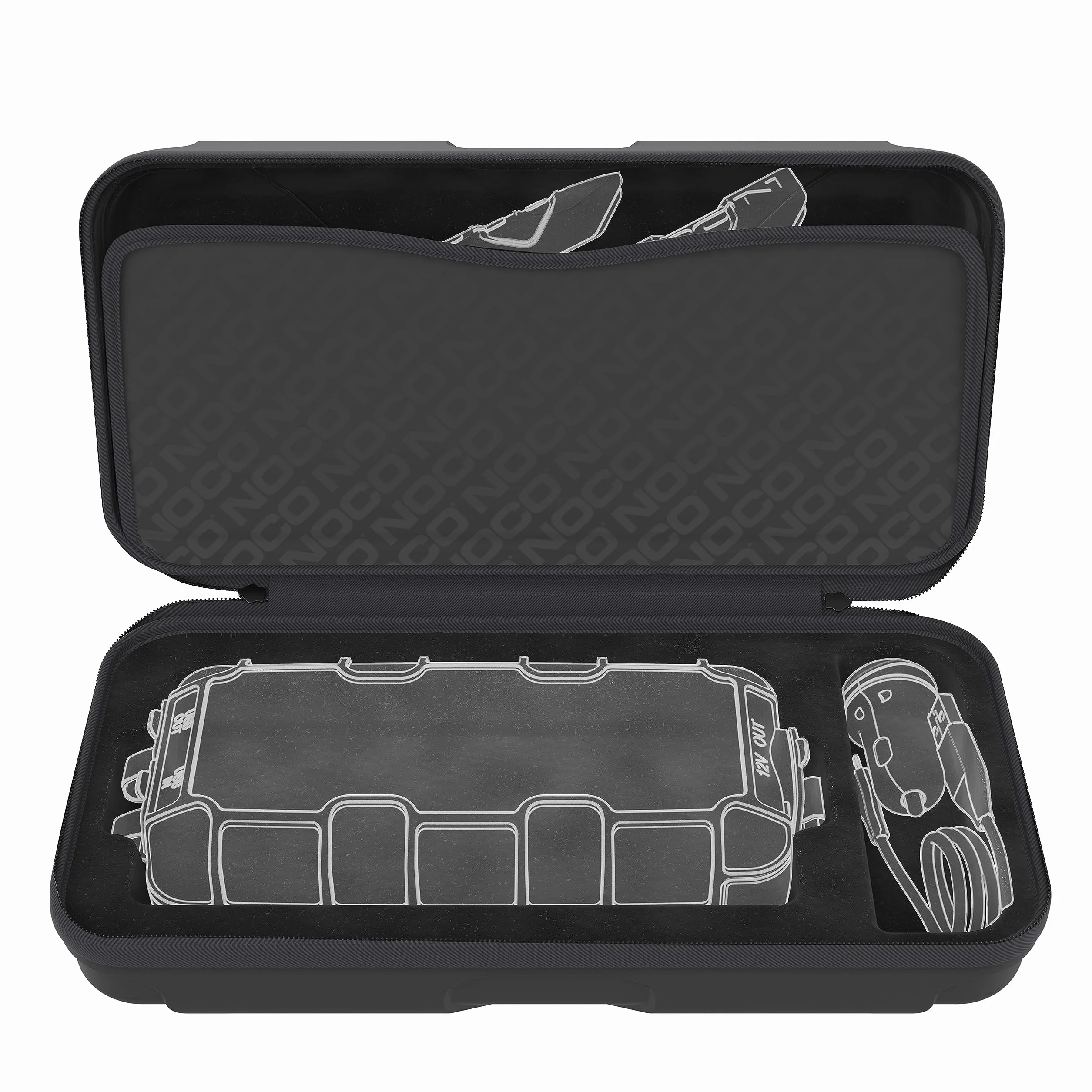 NOCO GBC013 Boost Sport/Plus etui ochronne EVA do GB20 i GB40 NOCO Boost UltraSafe litowe urządzenie ułatwiające rozruch i powerbank