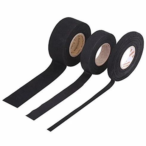 Estink taśma samochodowa, taśma izolacyjna, taśma z tkanki splotowej, taśma klejąca z tkanki, taśma do wiązki kabli pojazdów, 32 mm x 11,5 m