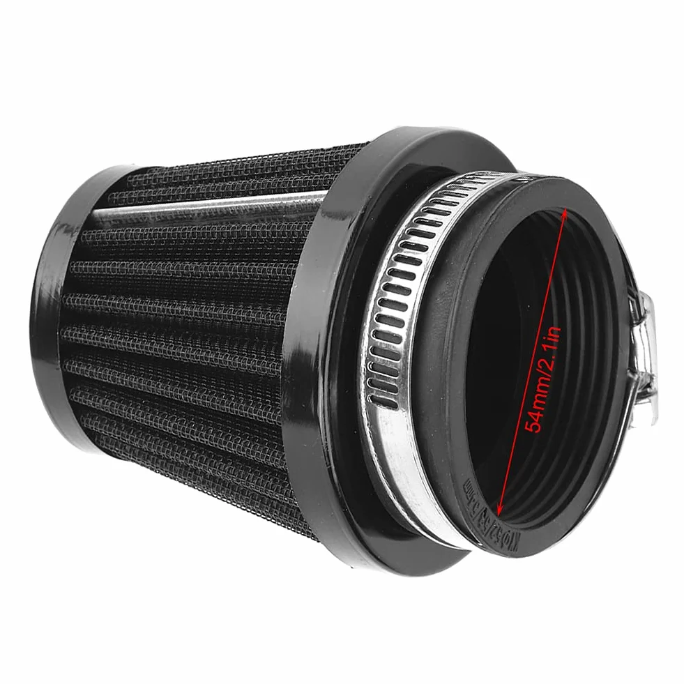 Filtr powietrza, uniwersalny motocyklowy wymienny filtr powietrza Grzybkowy filtr wlotu powietrza do czyszczenia zmodyfikowane ak Do CESoria (54mm)