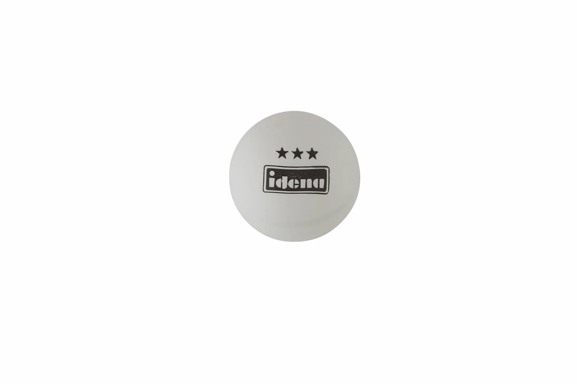 Idena 90958 - zestaw do tenisa stołowego z siatką, dwiema rakietkami i dwiema piłeczkami, w zestawie 6 piłeczek do tenisa stołowego w jakości 3 gwiazdki, białe, średnica 40 mm